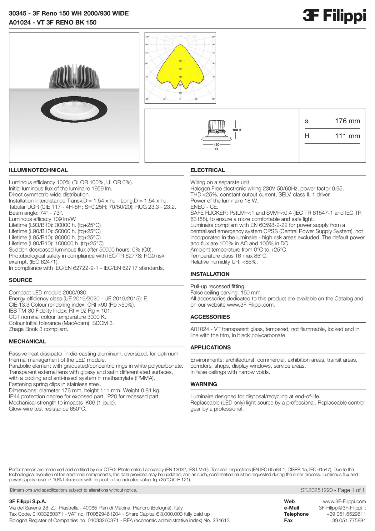 30345+A01024 - 3F Reno 150 WH 2000-930 WIDE + VT BK - Datasheet - en