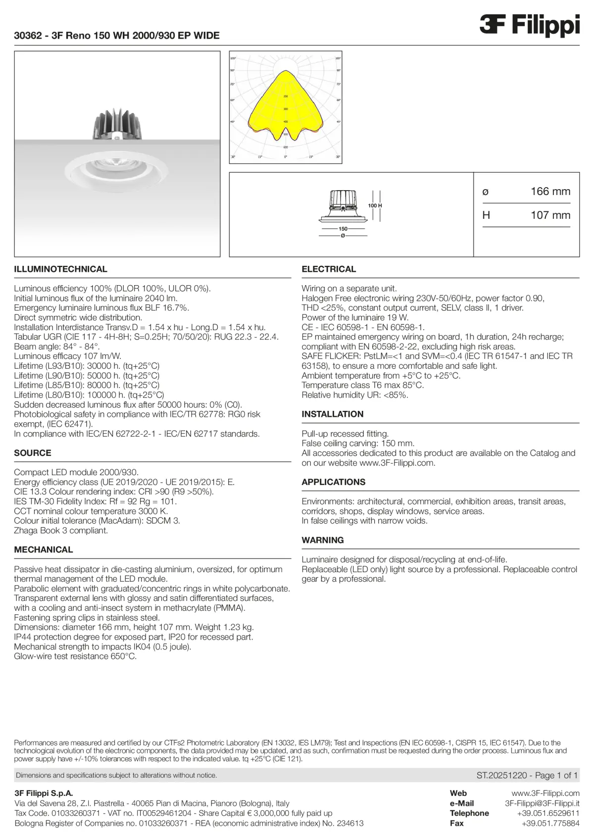 30362 - 3F Reno 150 WH 2000-930 EP WIDE - Datasheet - en