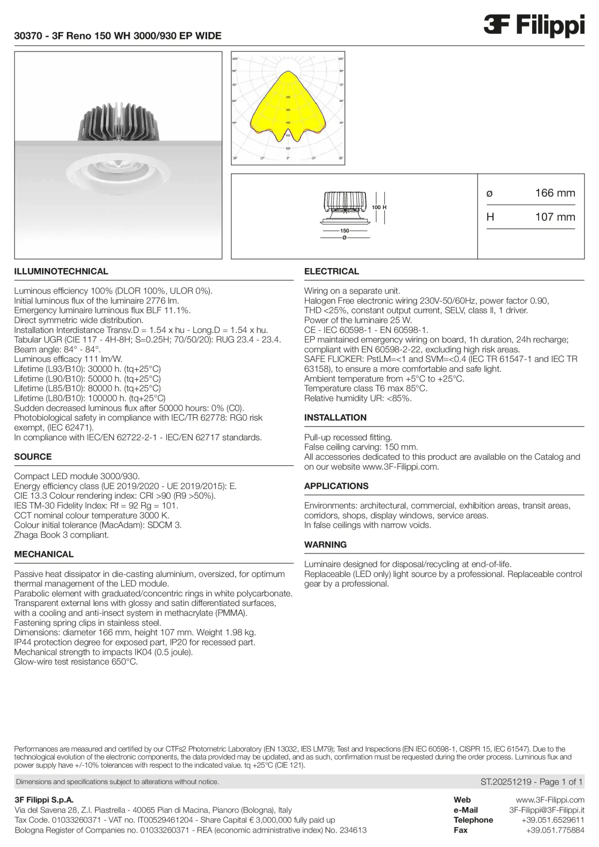 30370 - 3F Reno 150 WH 3000-930 EP WIDE - Datasheet - en