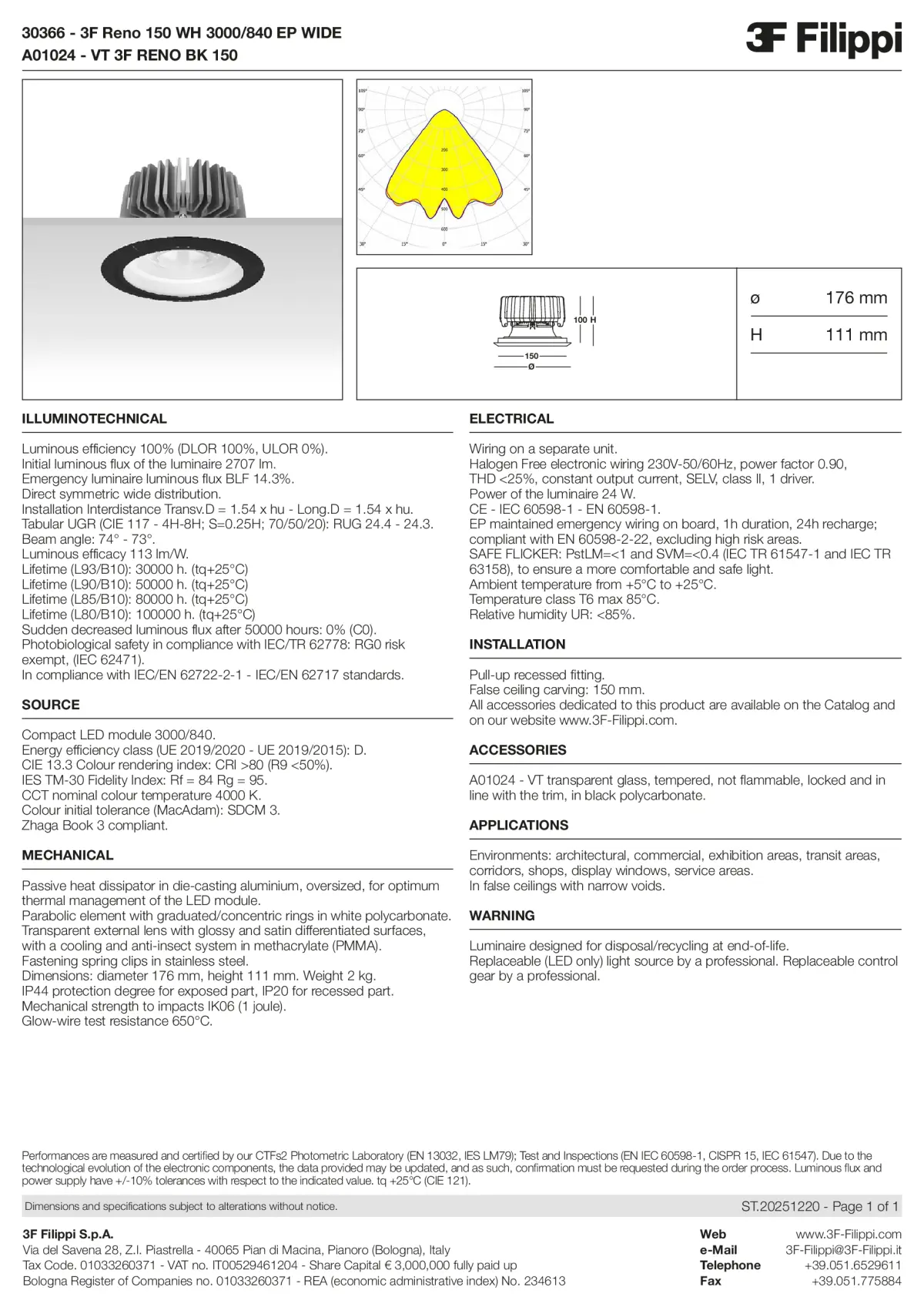 30366+A01024 - 3F Reno 150 WH 3000-840 EP WIDE + VT BK - Datasheet - en