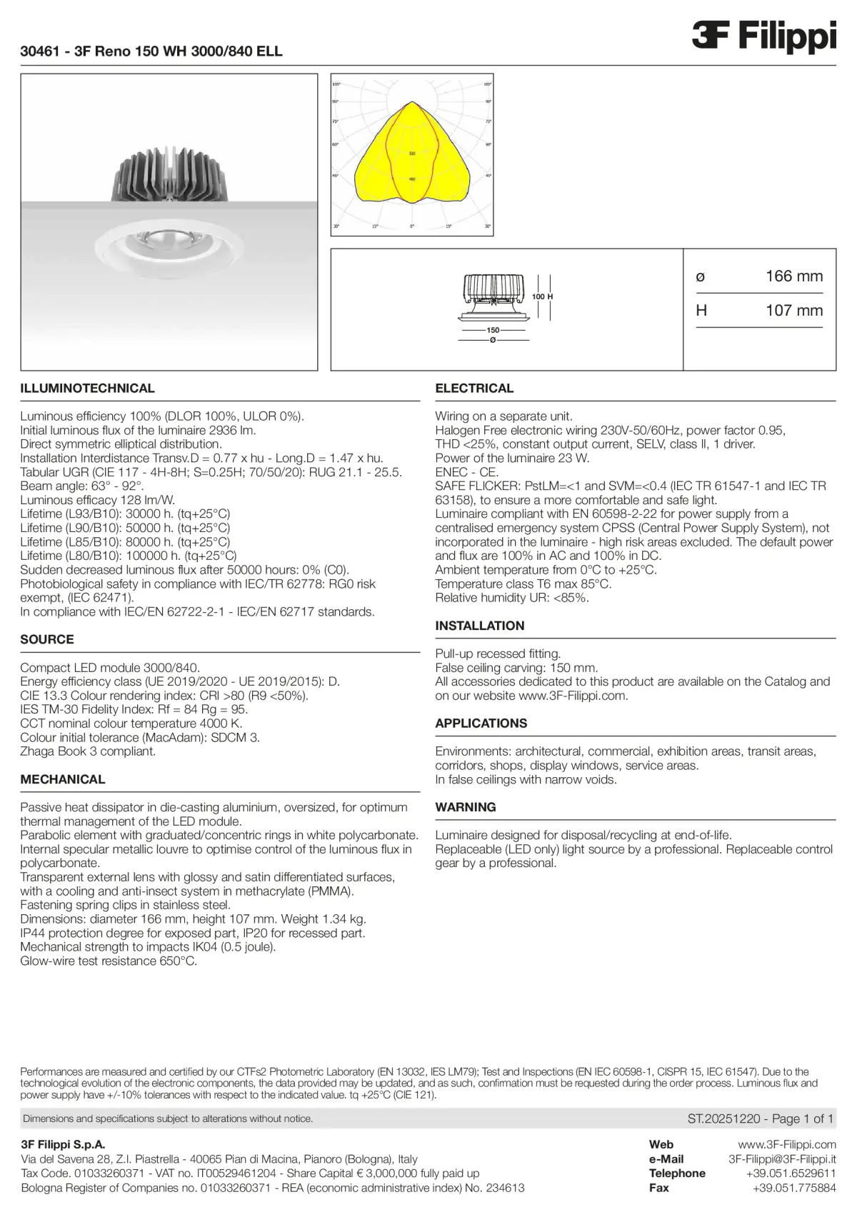 30461 - 3F Reno 150 WH 3000-840 ELL - Datasheet - en
