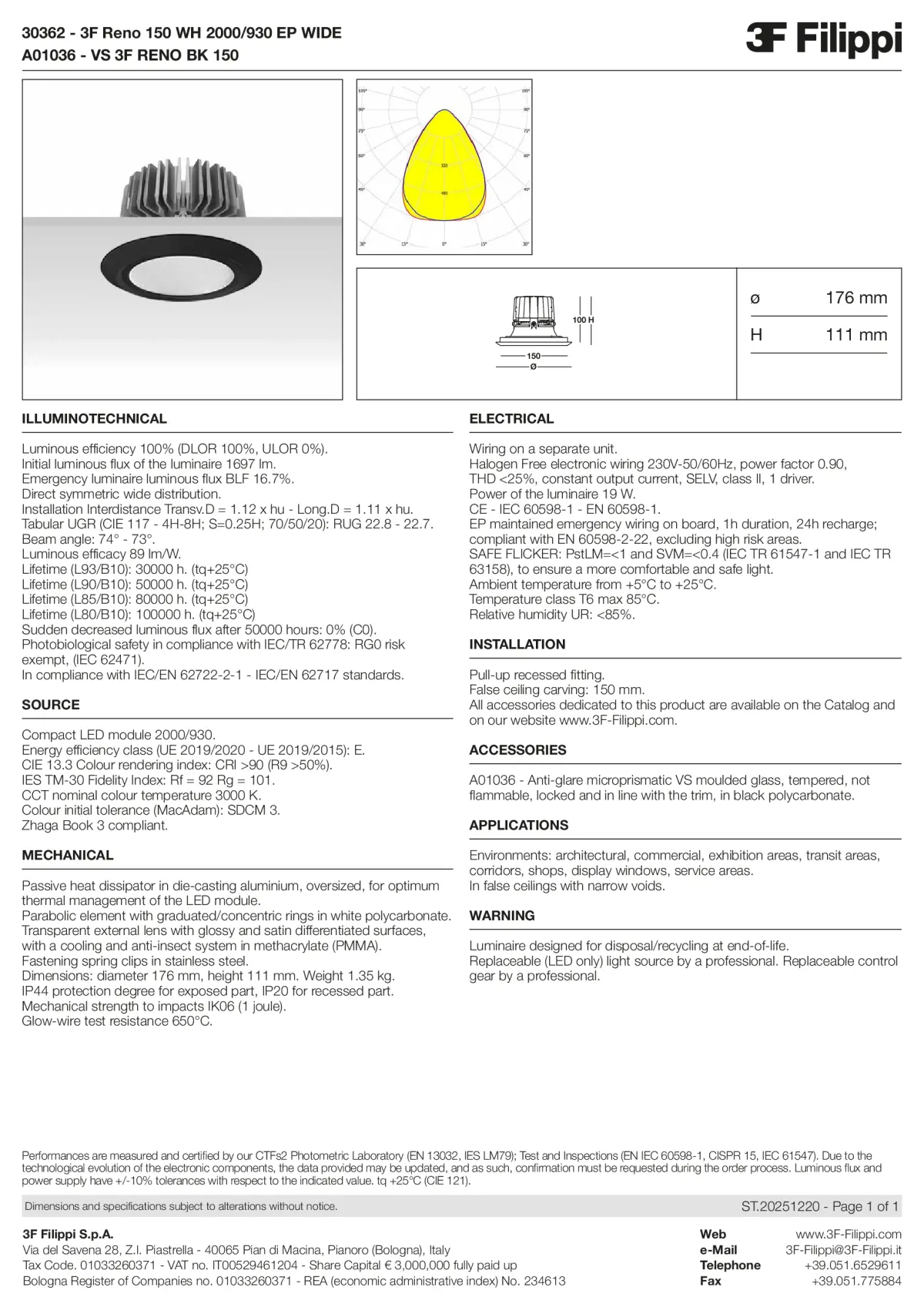 30362+A01036 - 3F Reno 150 WH 2000-930 EP WIDE + VS BK - Datasheet - en