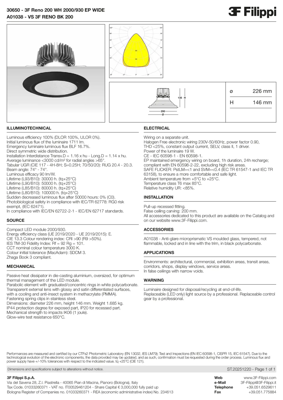 30650+A01038 - 3F Reno 200 WH 2000-930 EP WIDE + VS BK - Datasheet - en
