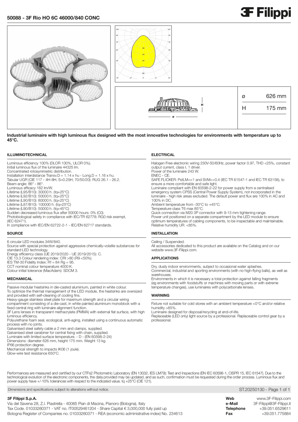 50088 - 3F Rio HO 6C 46000-840 CONC - Datasheet - en