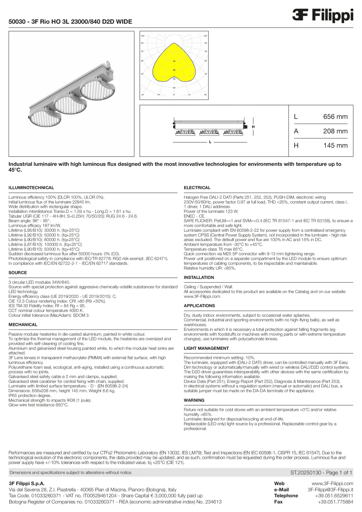 50030 - 3F Rio HO 3L 23000-840 D2D WIDE - Datasheet - en