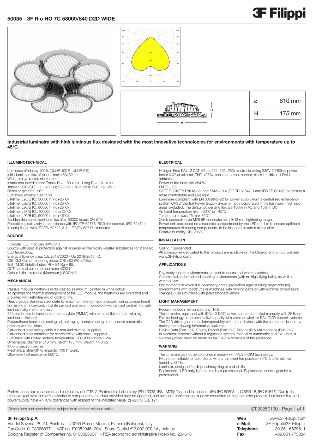 50035 - 3F Rio HO 7C 53000-840 D2D WIDE - Datasheet - en