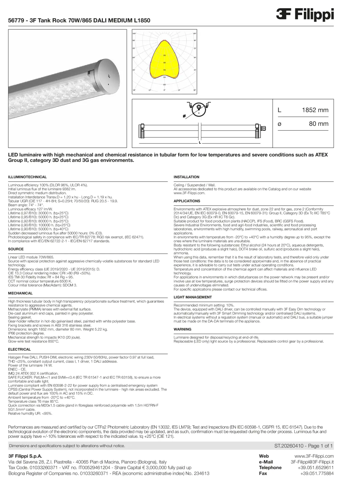 56779 - 3F Tank Rock 70W-865 DALI MEDIUM L1850 - Datasheet - en