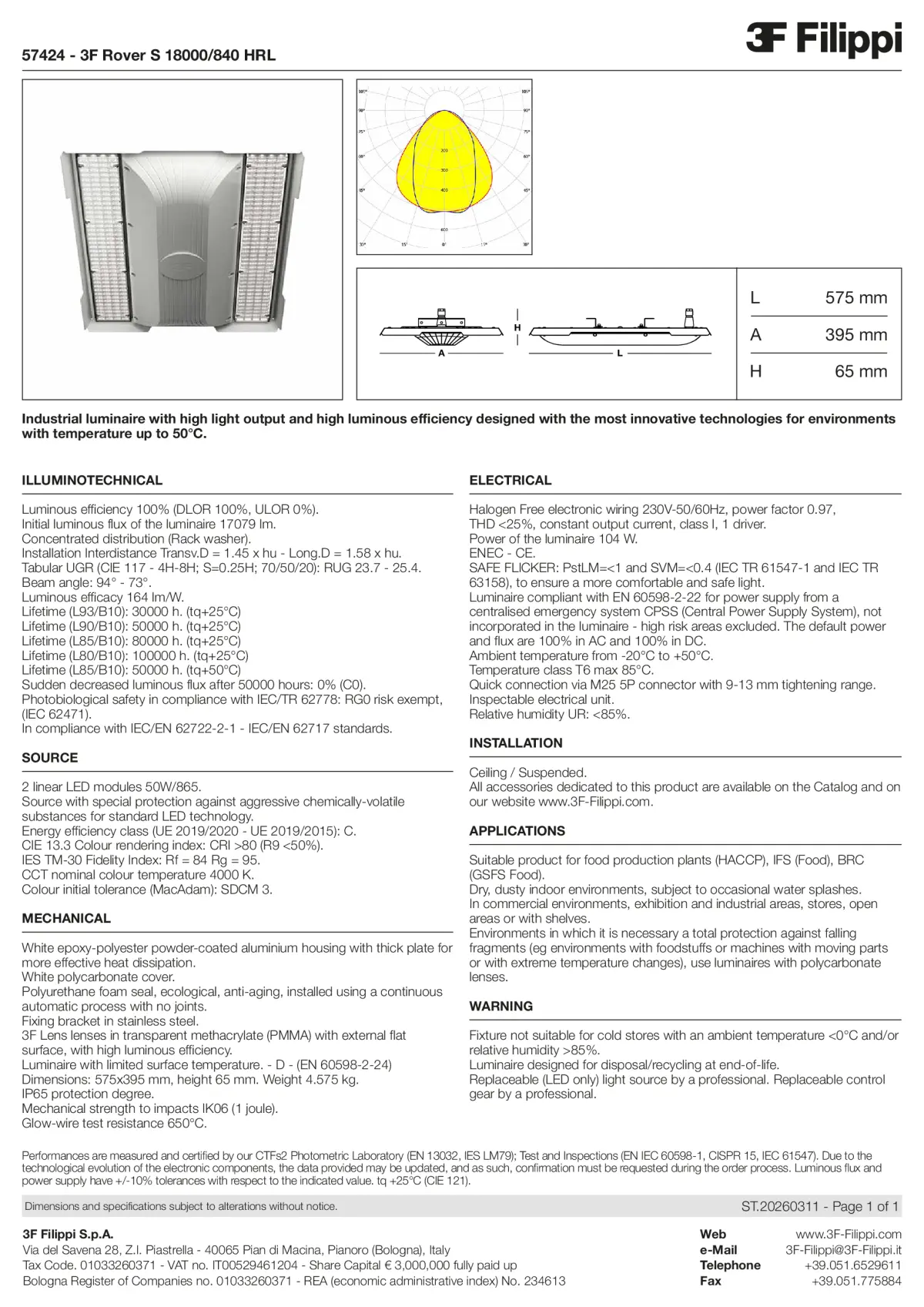 57424 - 3F Rover S 18000-840 HRL - Datasheet - en