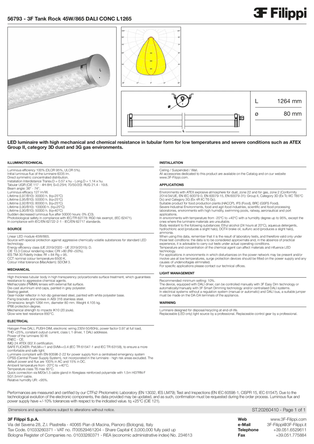 56793 - 3F Tank Rock 45W-865 DALI CONC L1265 - Datasheet - en