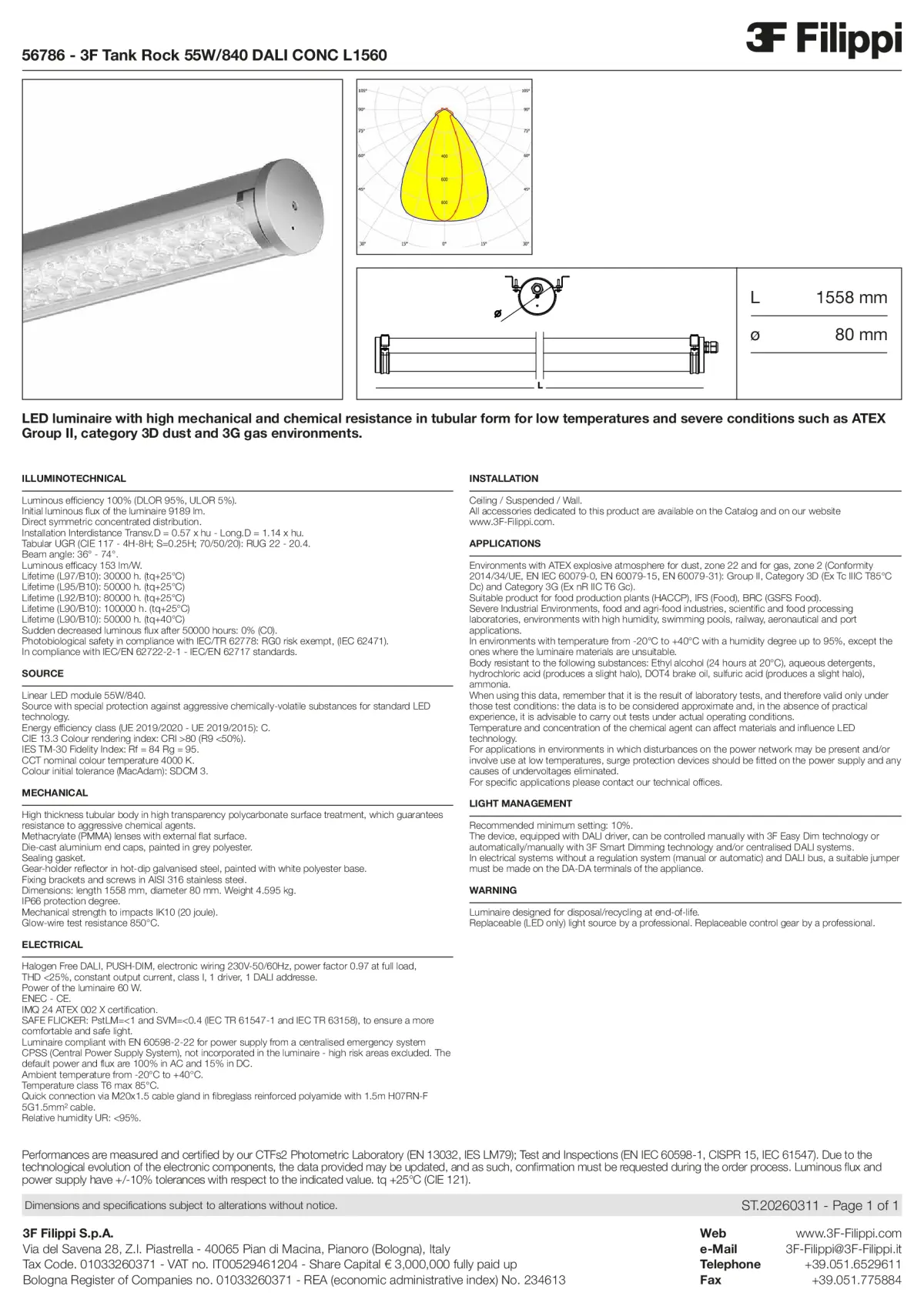 56786 - 3F Tank Rock 55W-840 DALI CONC L1560 - Datasheet - en