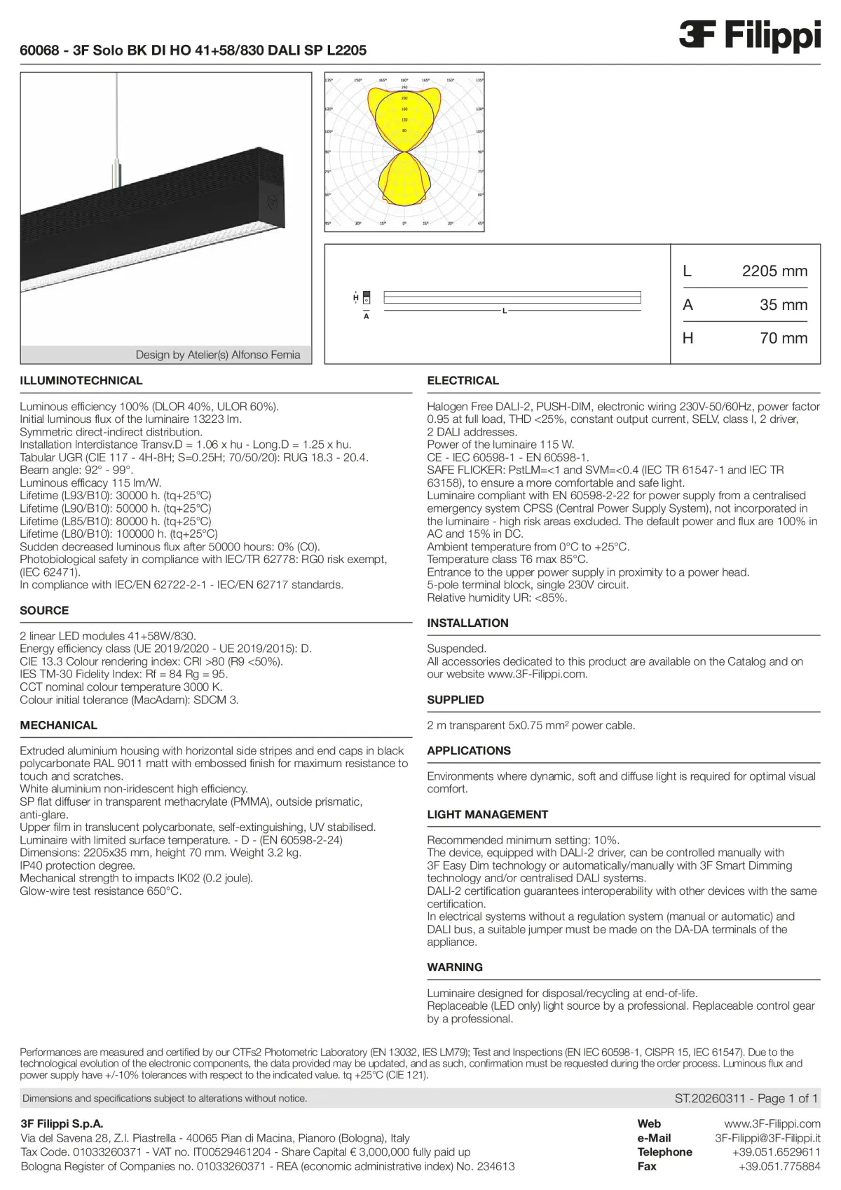 60068 - 3F Solo BK DI HO 41+58-830 DALI SP L2205 - Datasheet - en