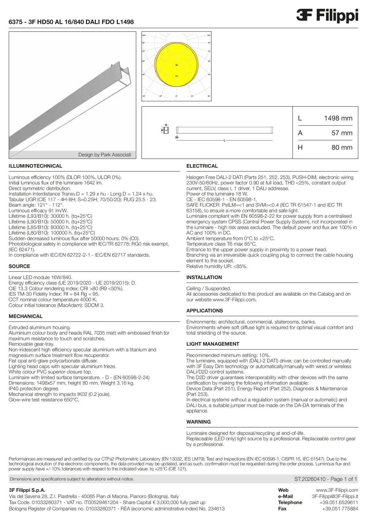 6375 - 3F HD50 AL 16-840 DALI FDO L1498 - Datasheet - en