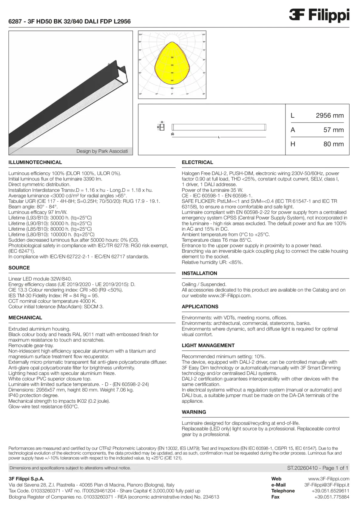 6287 - 3F HD50 BK 32-840 DALI FDP L2956 - Datasheet - en