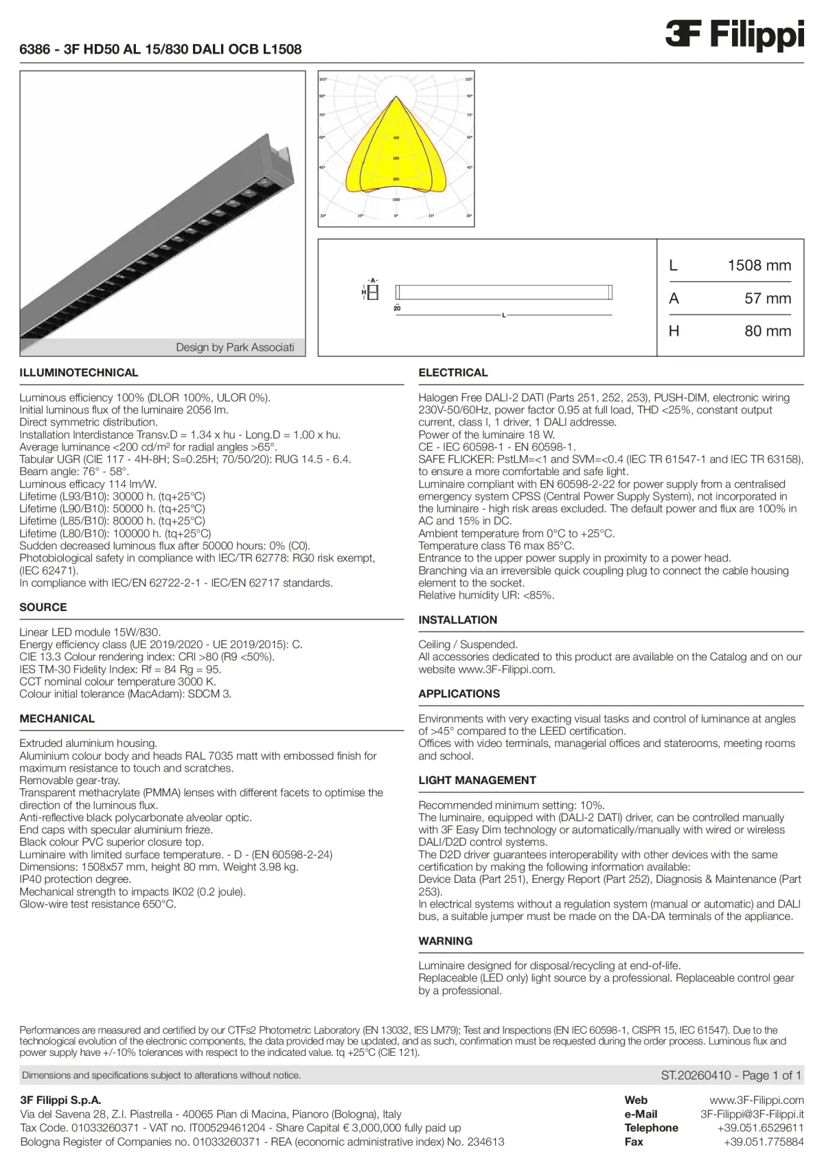 6386 - 3F HD50 AL 15-830 DALI OCB L1508 - Datasheet - en