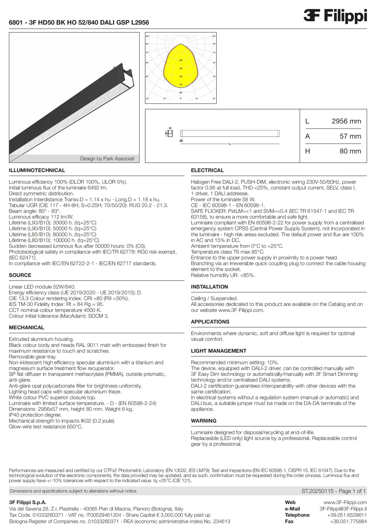 6801 - 3F HD50 BK HO 52-840 DALI GSP L2956 - Datasheet - en