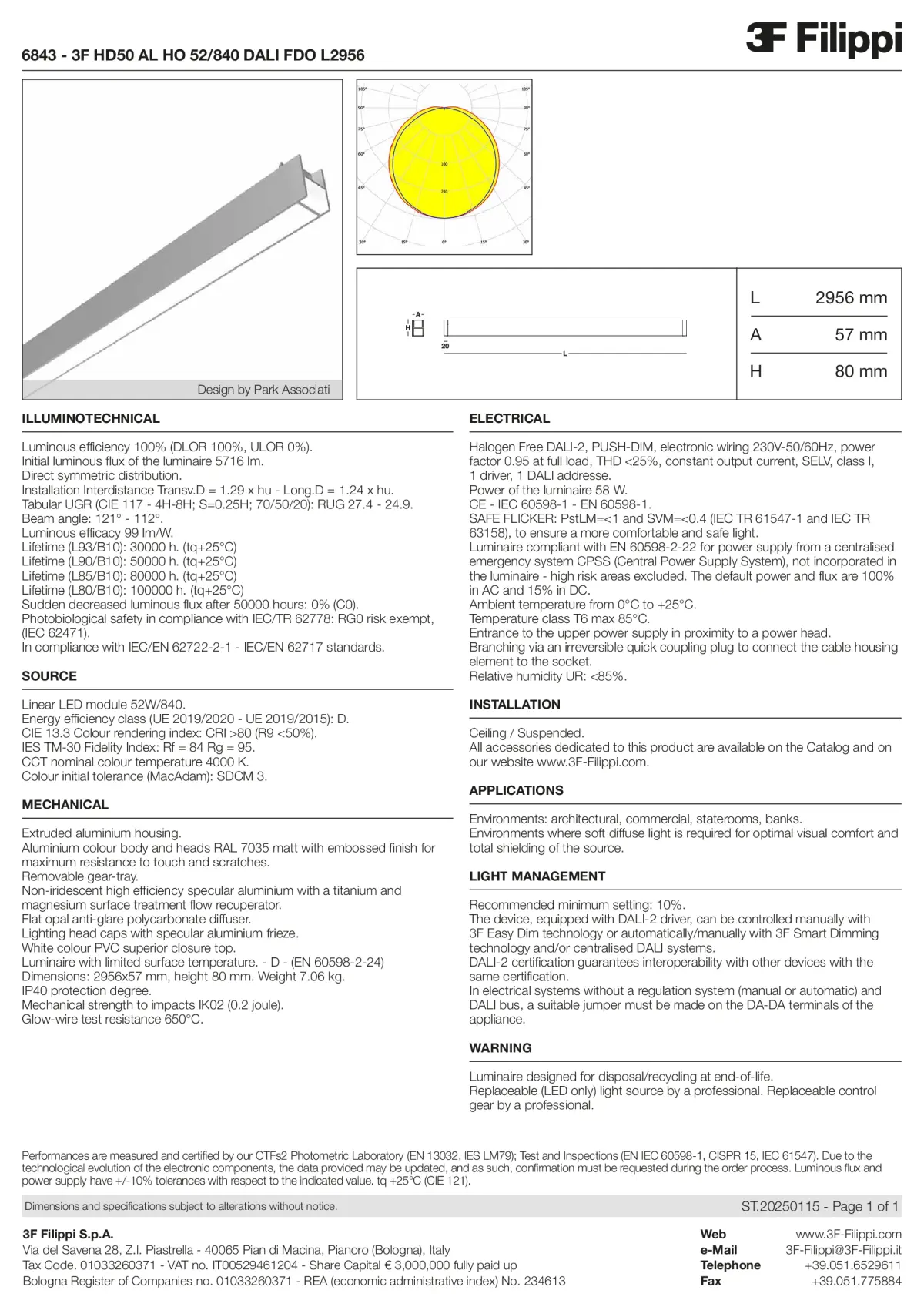 6843 - 3F HD50 AL HO 52-840 DALI FDO L2956 - Datasheet - en