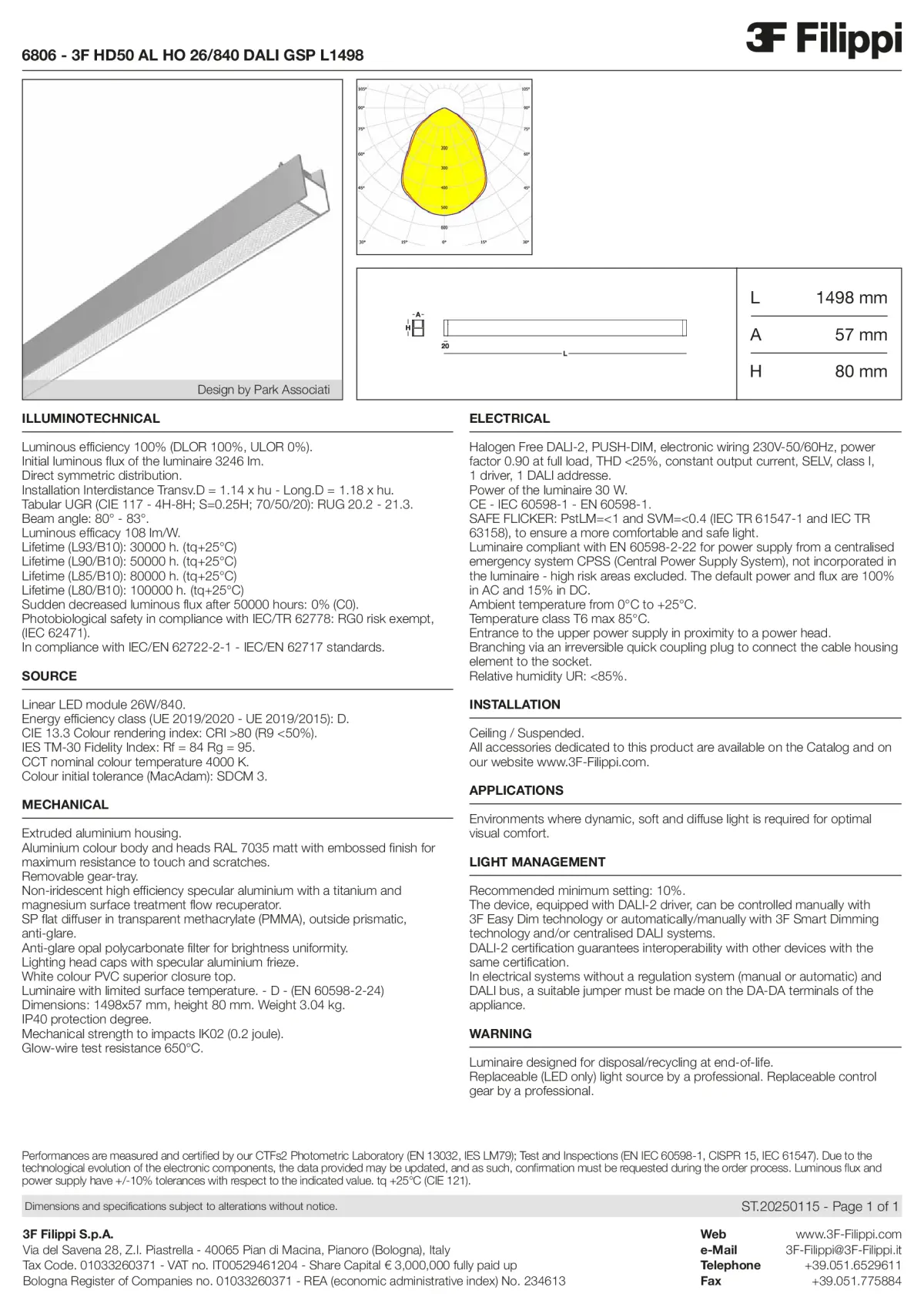 6806 - 3F HD50 AL HO 26-840 DALI GSP L1498 - Datasheet - en