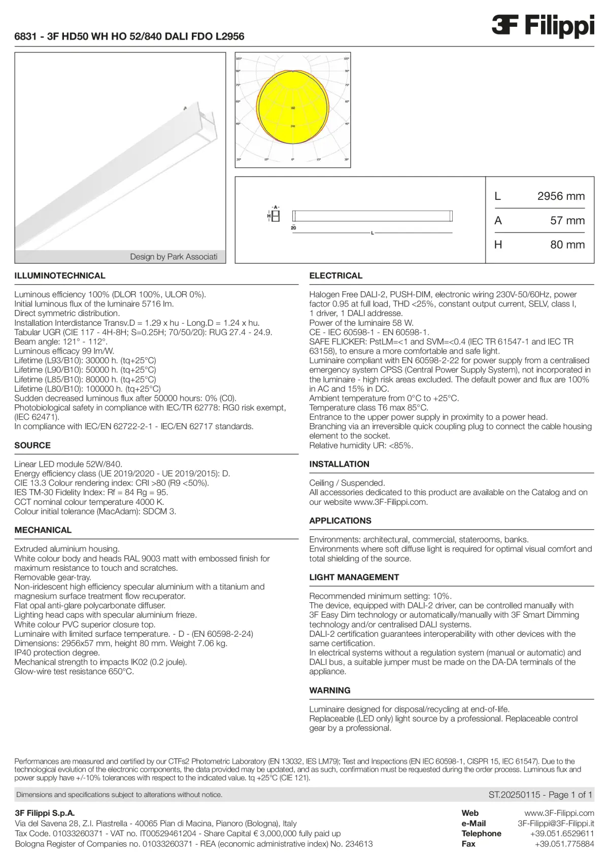 6831 - 3F HD50 WH HO 52-840 DALI FDO L2956 - Datasheet - en