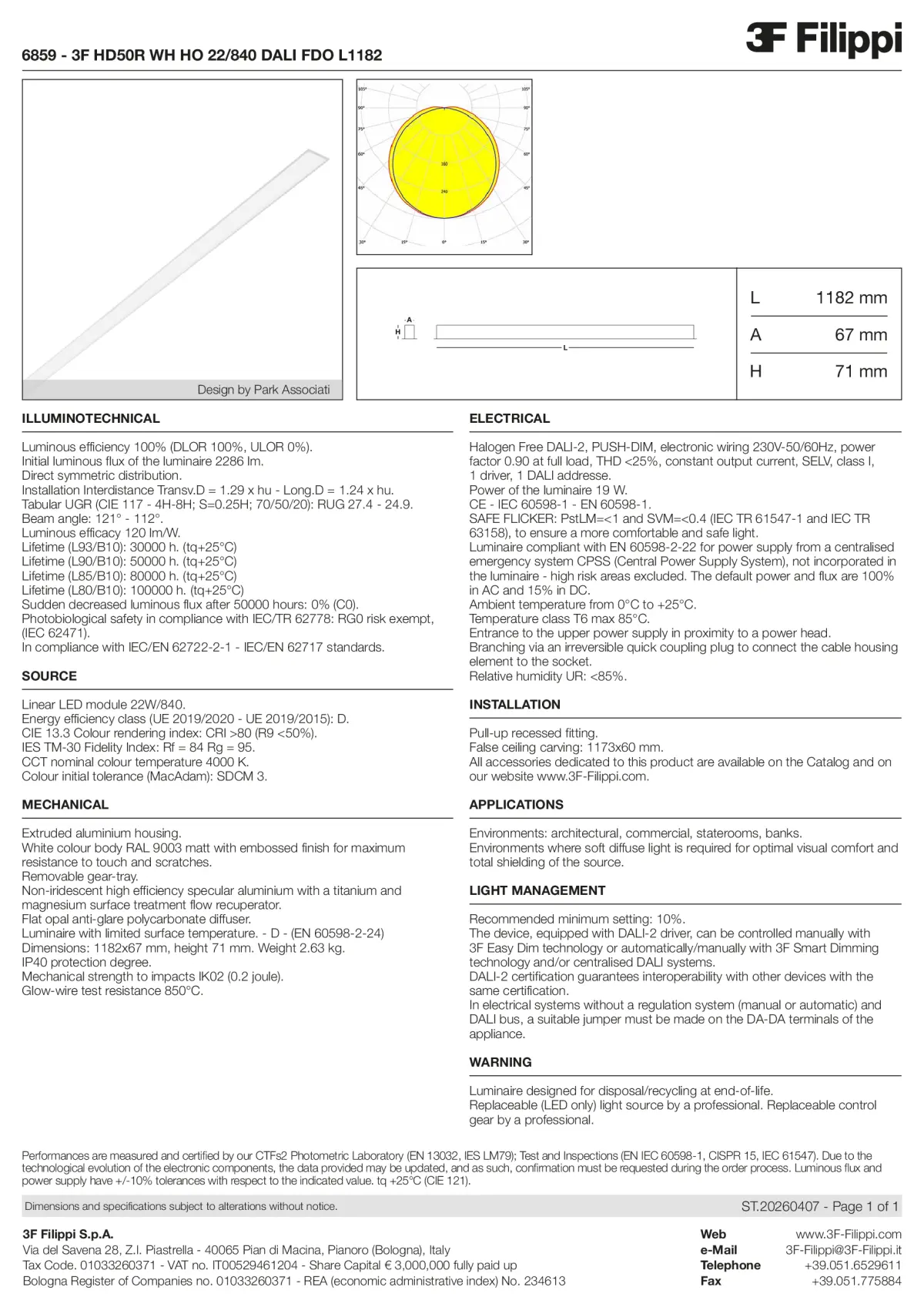 6859 - 3F HD50R WH HO 22-840 DALI FDO L1182 - Datasheet - en