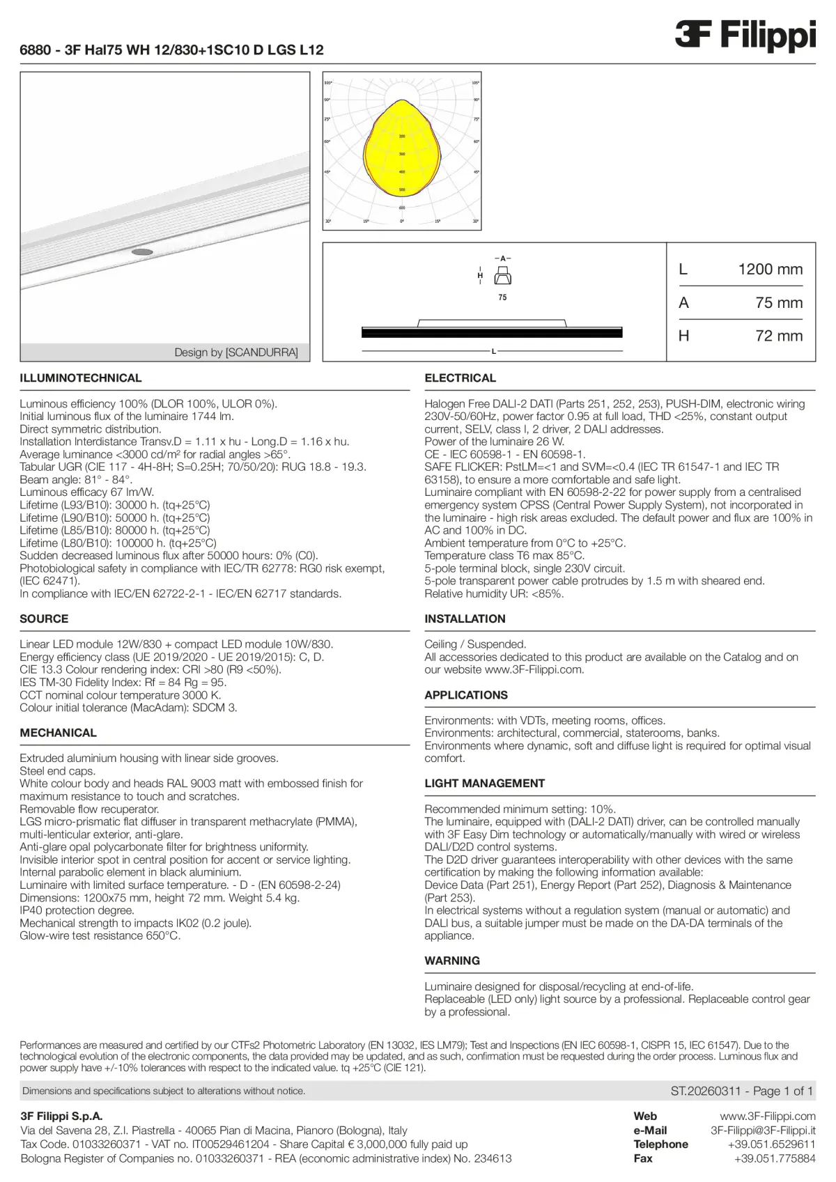 6880 - 3F Hal75 WH 12-830+1SC10 D LGS L12 - Datasheet - en
