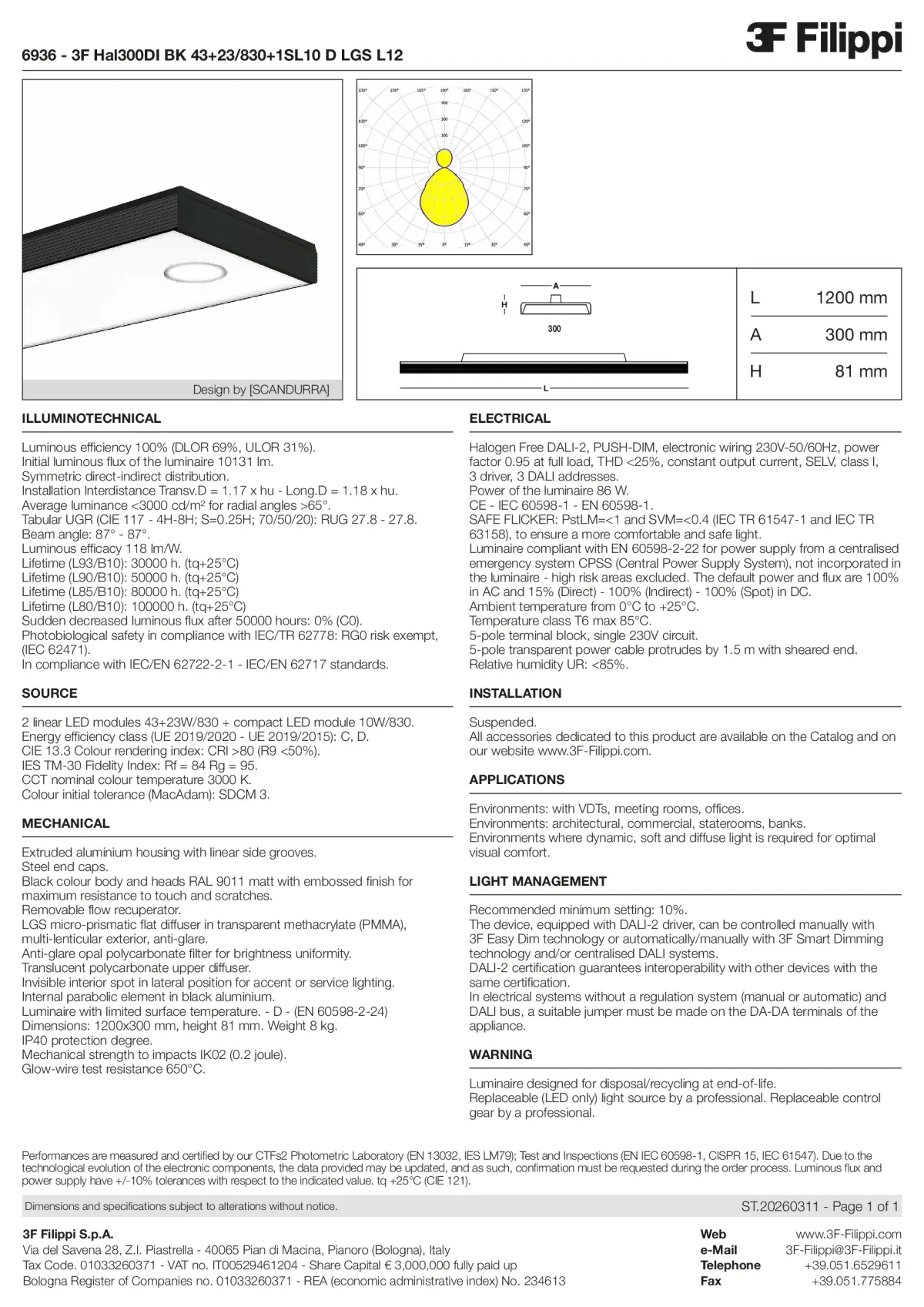 6936 - 3F Hal300DI BK 43+23-830+1SL10 D LGS L12 - Datasheet - en