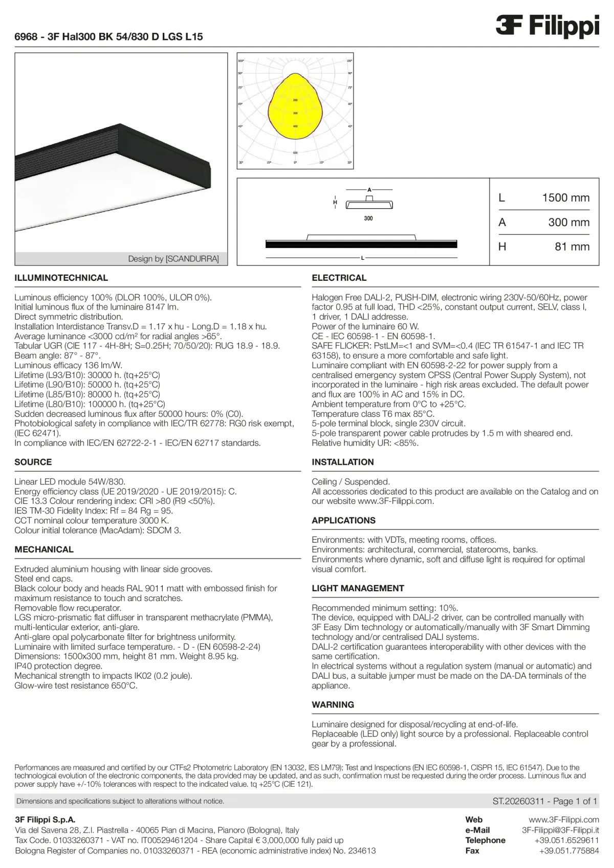 6968 - 3F Hal300 BK 54-830 D LGS L15 - Datasheet - en