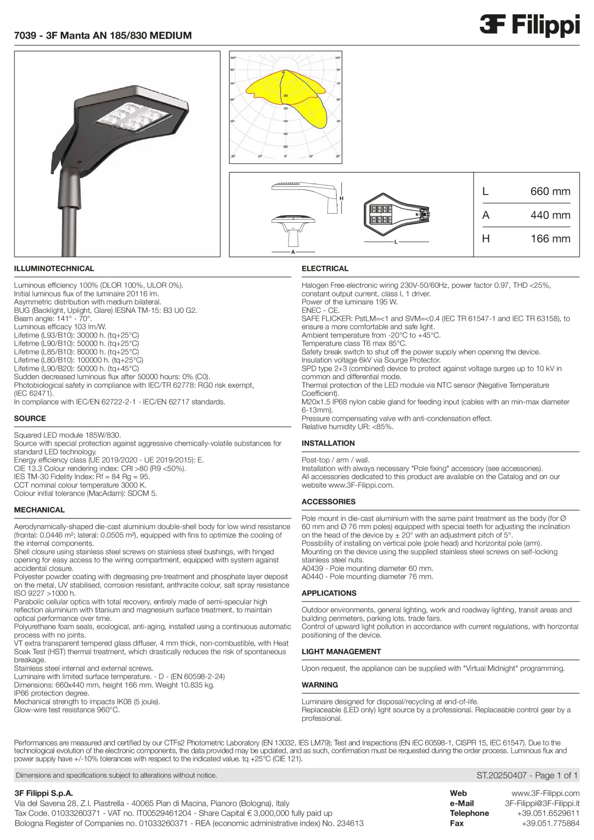 7039 - 3F Manta AN 185-830 MEDIUM - Datasheet - en
