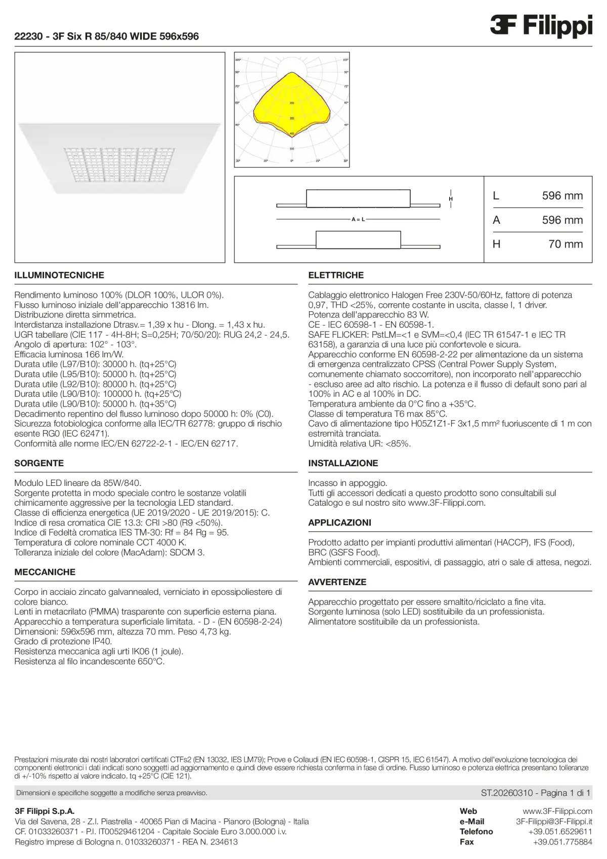 22230 - 3F Six R 85-840 WIDE 596x596 - Datasheet - it