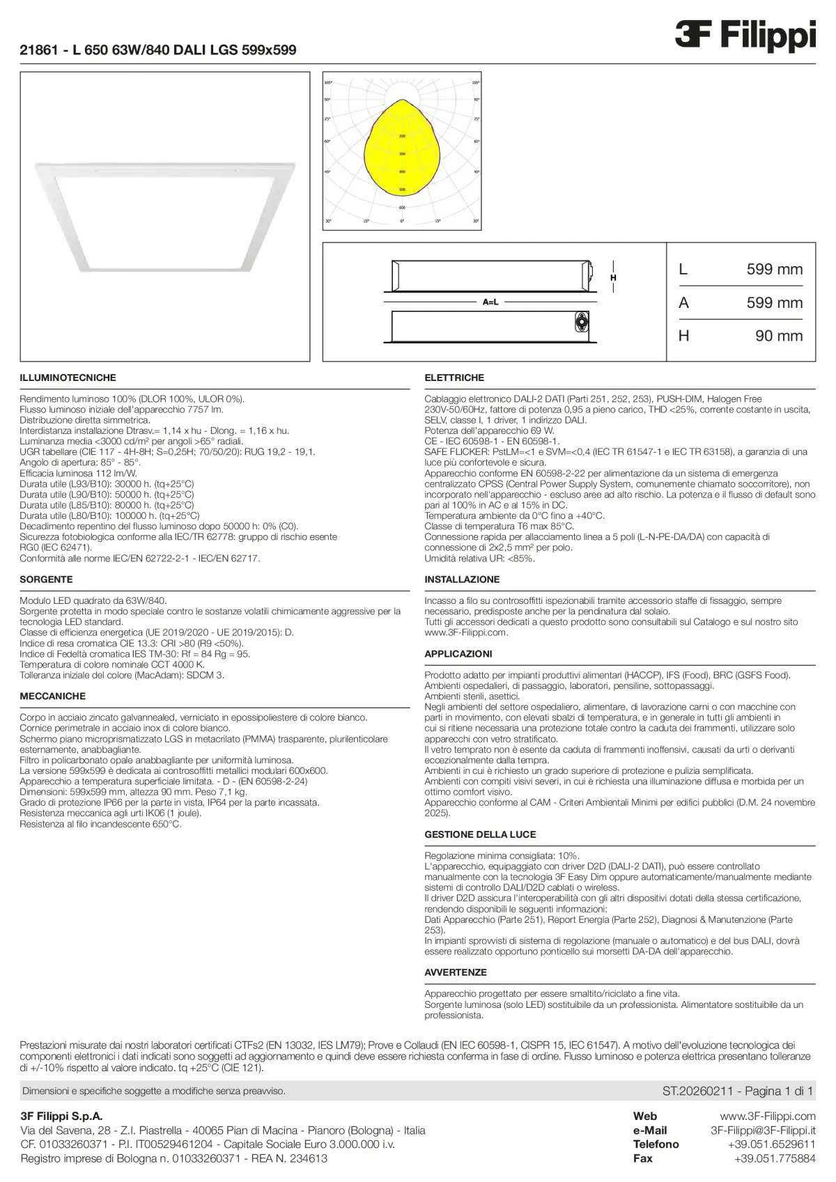 21861 - L 650 63W-840 DALI LGS 599x599 - Datasheet - it