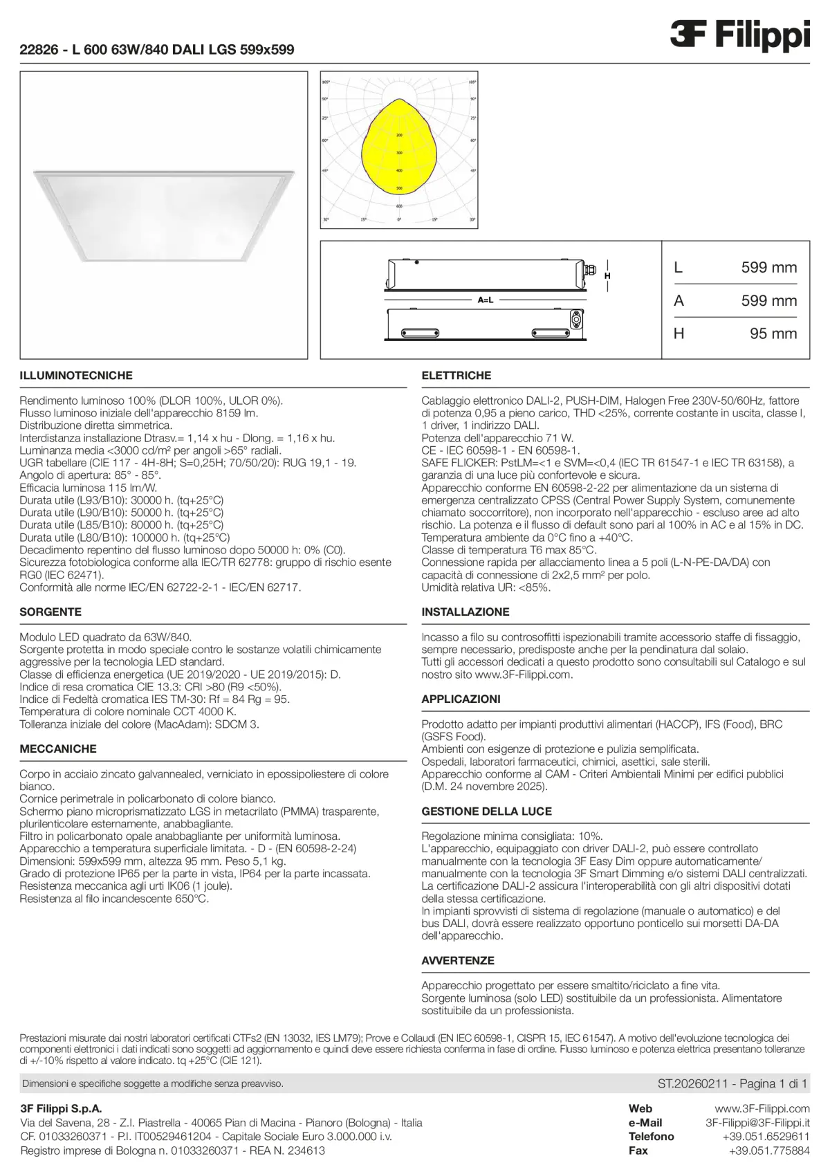 22826 - L 600 63W-840 DALI LGS 599x599 - Datasheet - it