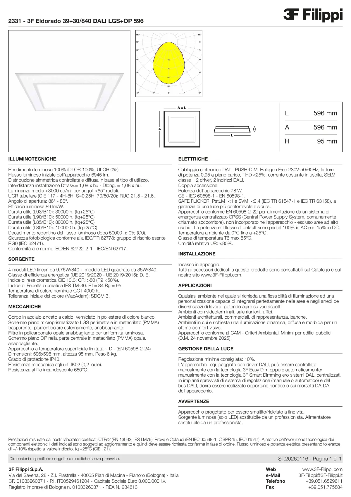 2331 - 3F Eldorado 39+30-840 DALI LGS+OP 596 - Datasheet - it