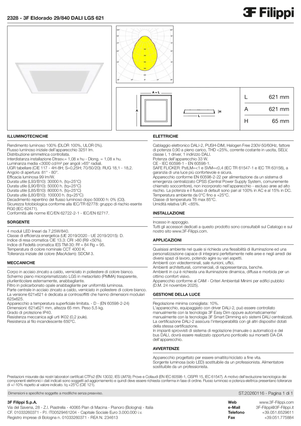 2328 - 3F Eldorado 29-840 DALI LGS 621 - Datasheet - it