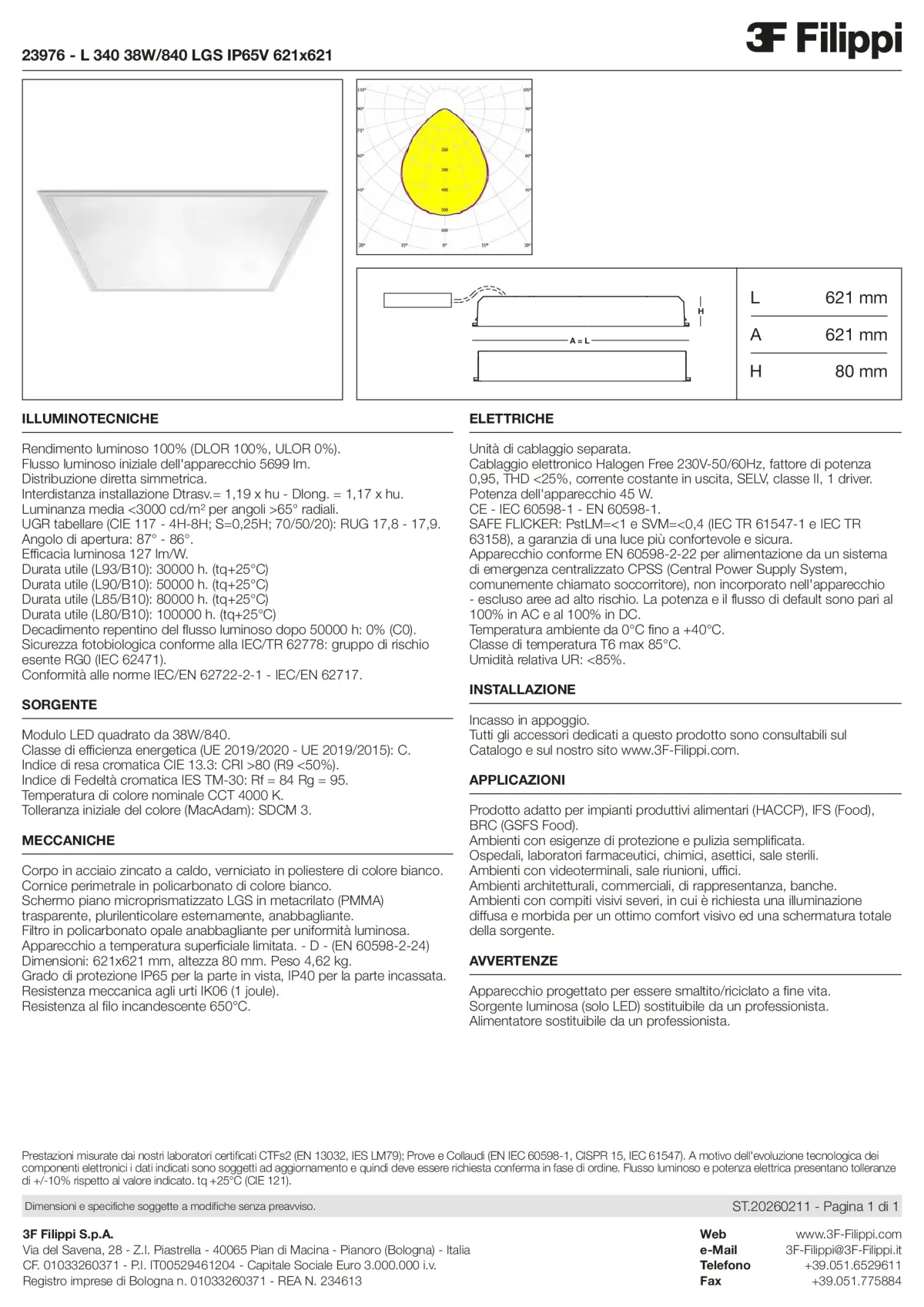 23976 - L 340 38W-840 LGS IP65V 621x621 - Datasheet - it