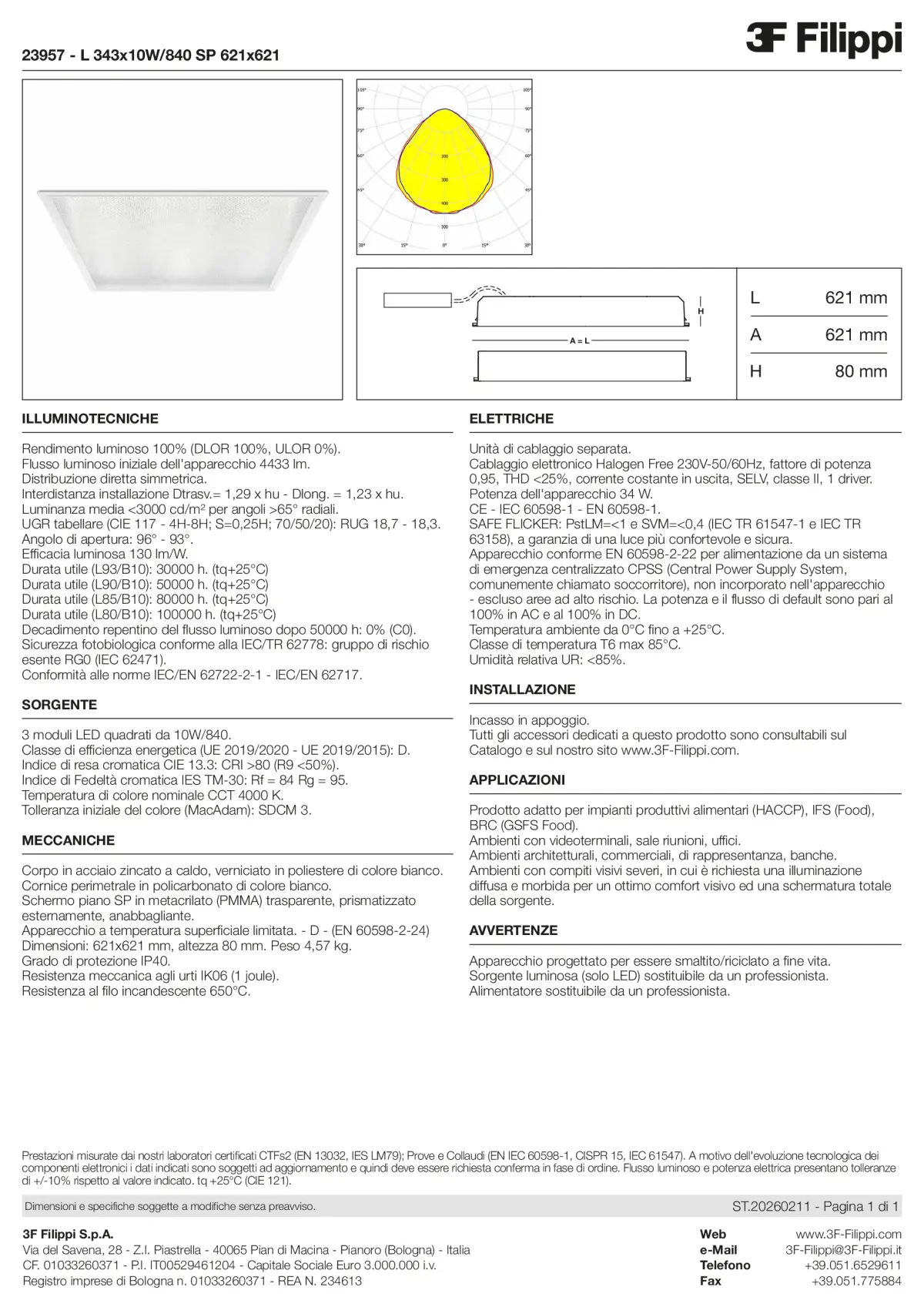 23957 - L 343x10W-840 SP 621x621 - Datasheet - it