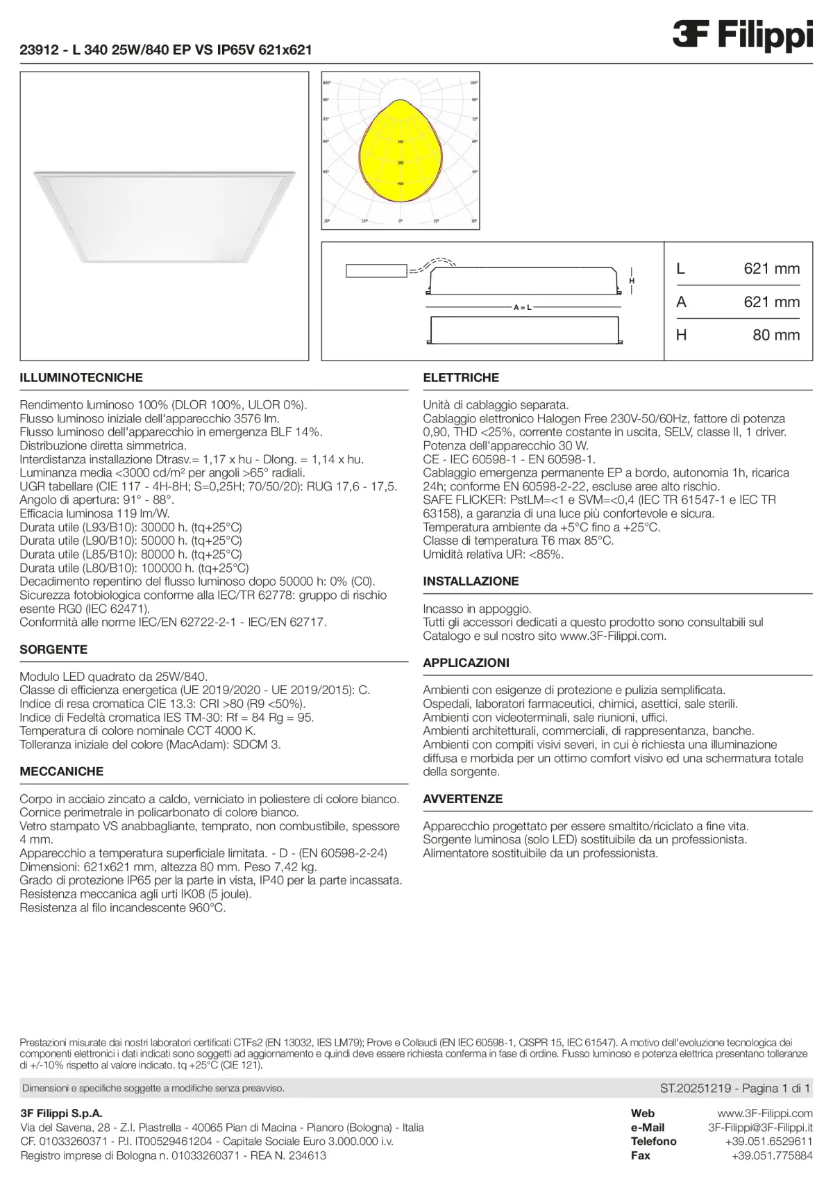 23912 - L 340 25W-840 EP VS IP65V 621x621 - Datasheet - it