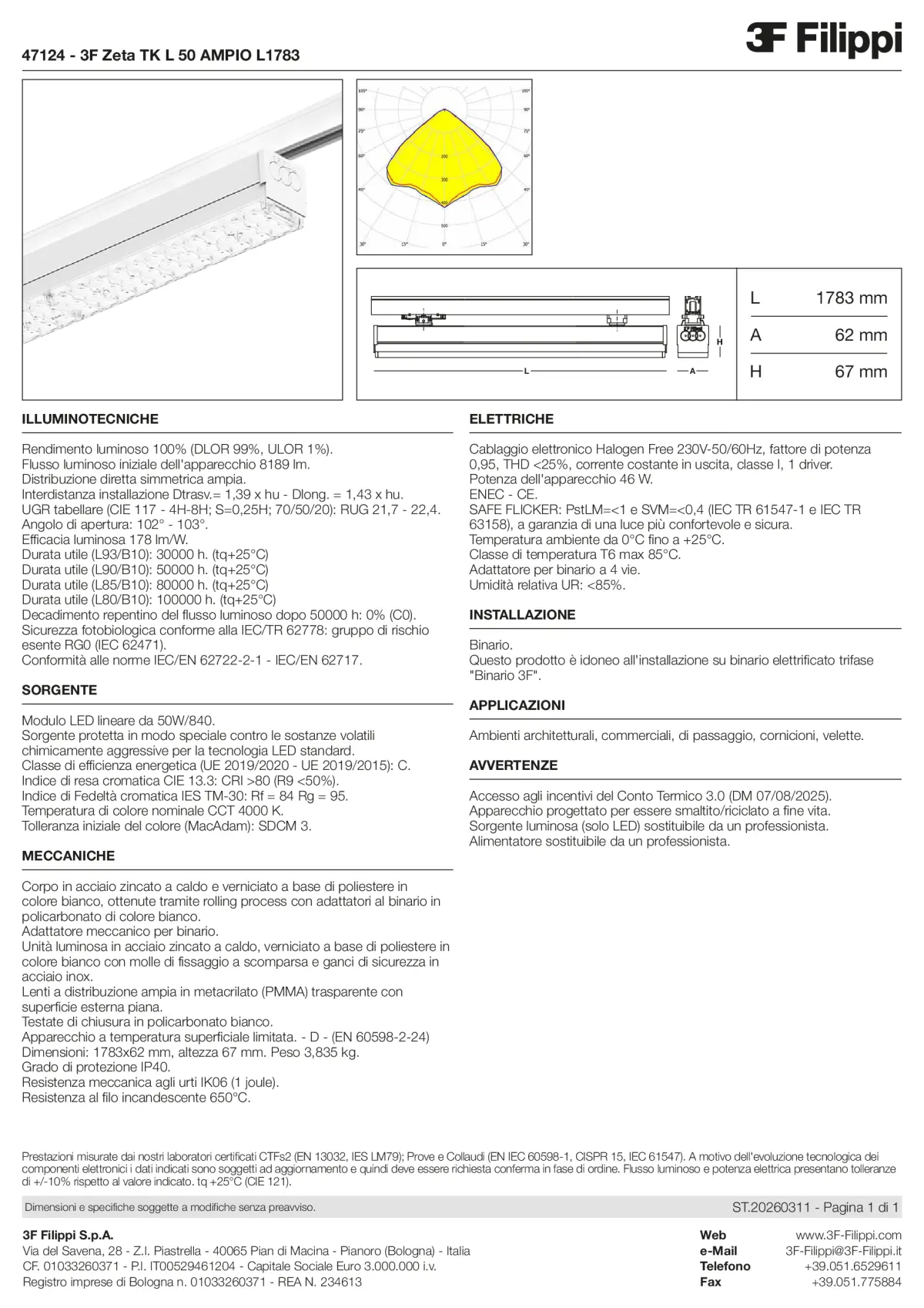 47124 - 3F Zeta TK L 50 AMPIO L1783 - Datasheet - it