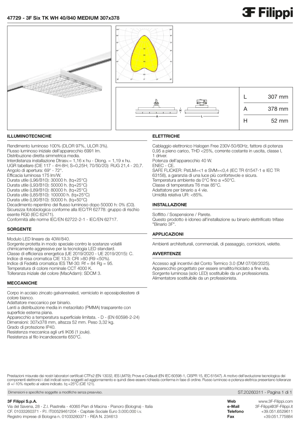 47729 - 3F Six TK WH 40-840 MEDIUM 307x378 - Datasheet - it