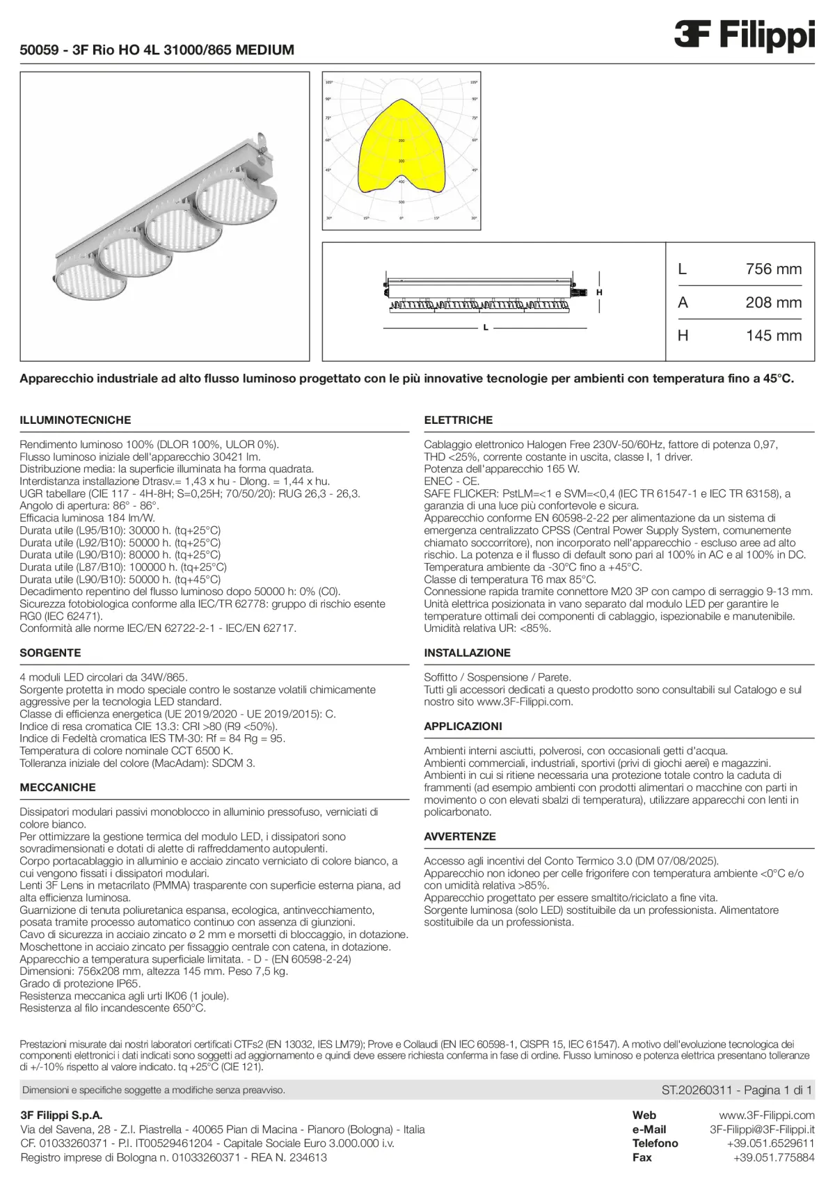 50059 - 3F Rio HO 4L 31000-865 MEDIUM - Datasheet - it