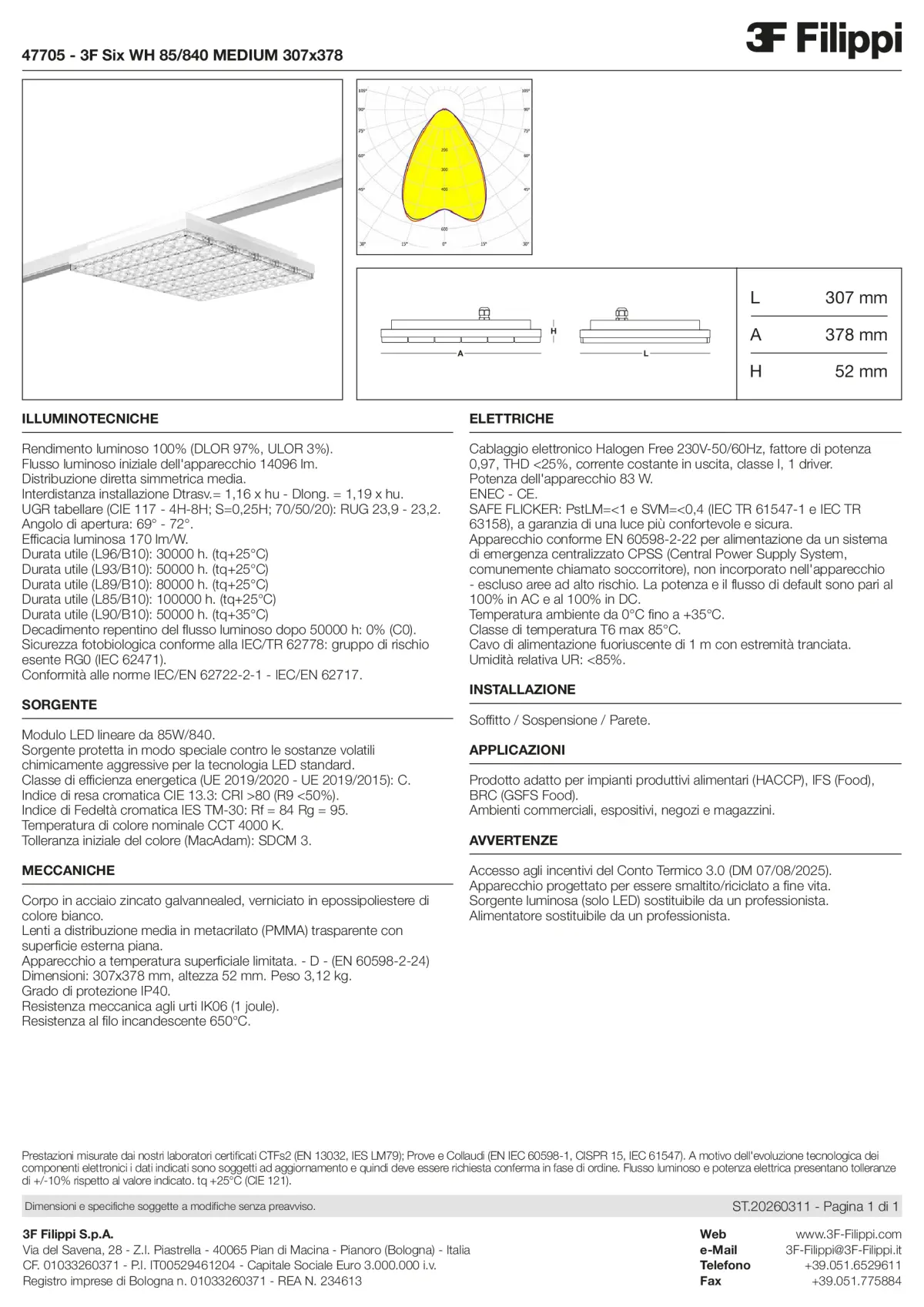 47705 - 3F Six WH 85-840 MEDIUM 307x378 - Datasheet - it