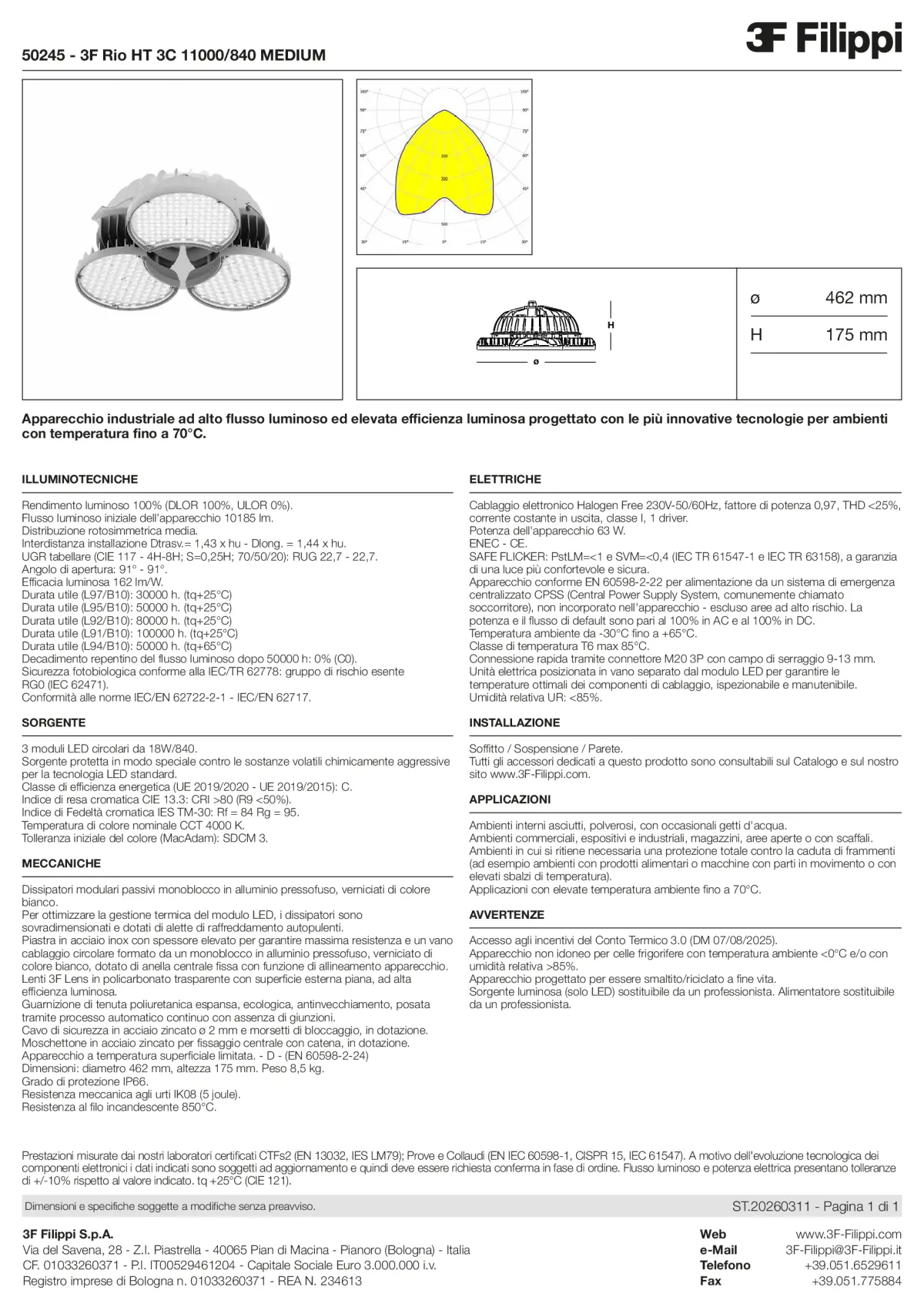 50245 - 3F Rio HT 3C 11000-840 MEDIUM - Datasheet - it