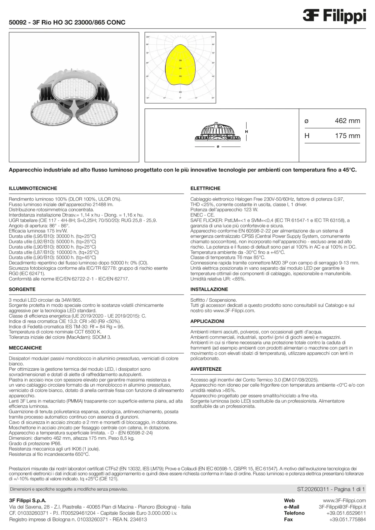 50092 - 3F Rio HO 3C 23000-865 CONC - Datasheet - it
