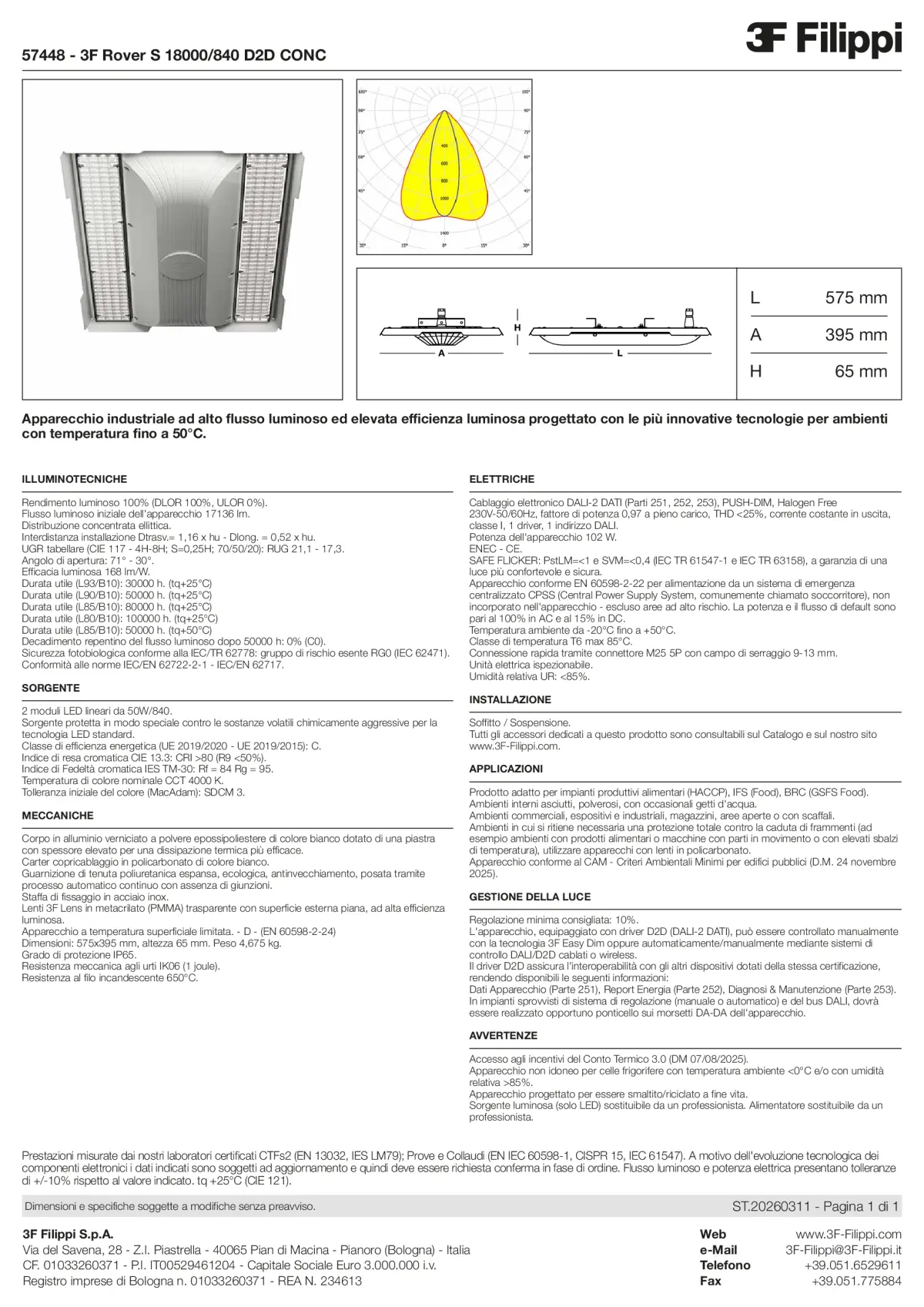 57448 - 3F Rover S 18000-840 D2D CONC - Datasheet - it