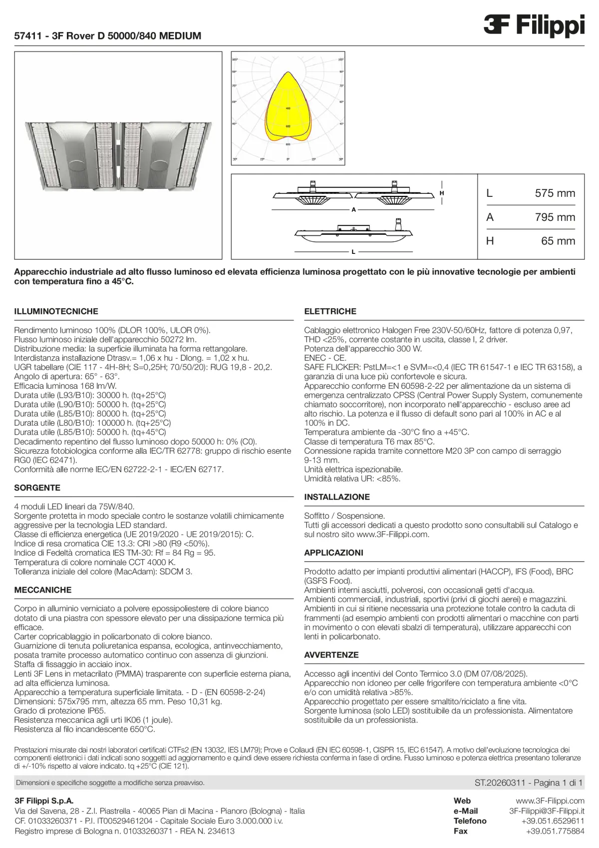 57411 - 3F Rover D 50000-840 MEDIUM - Datasheet - it