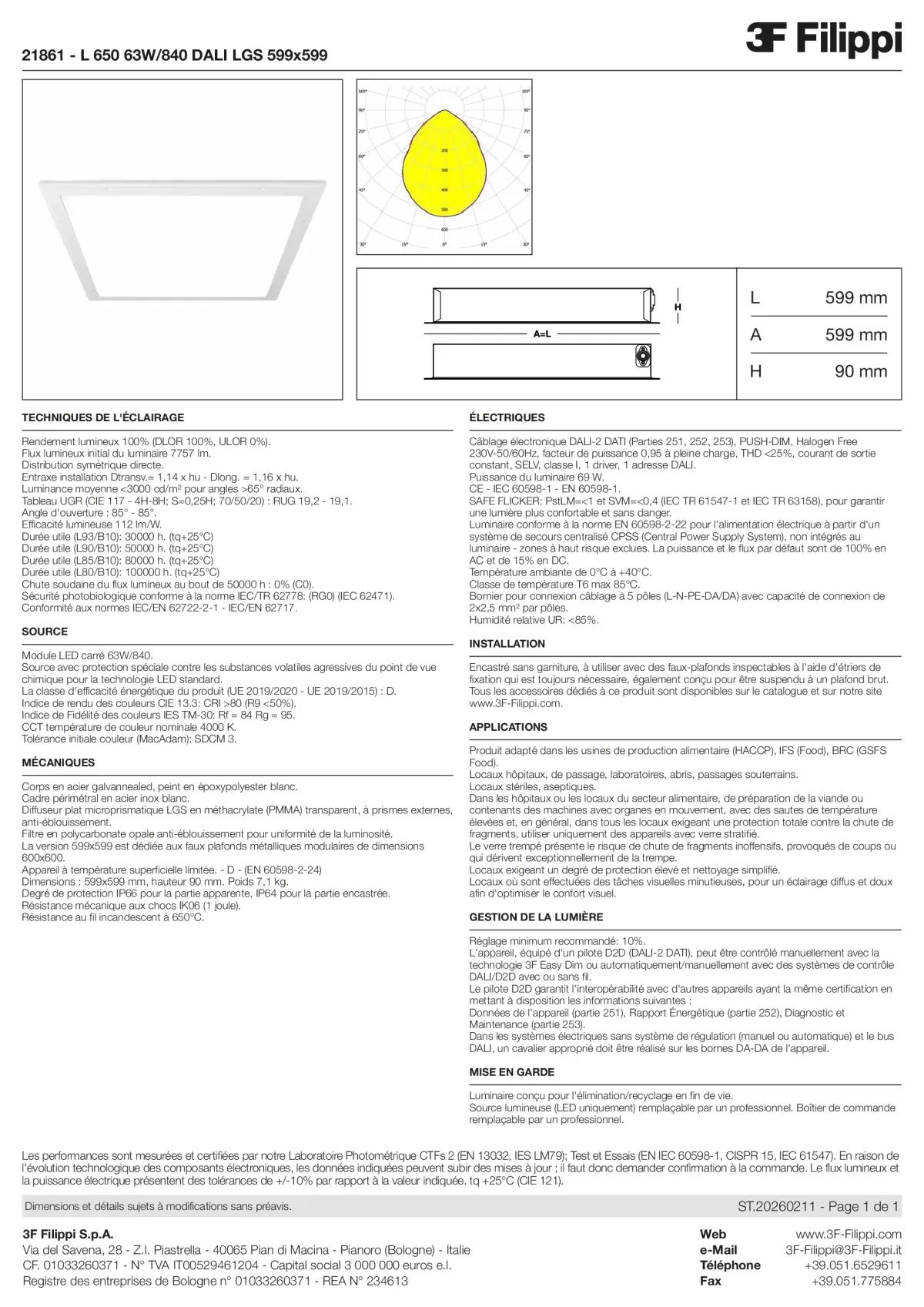 21861 - L 650 63W-840 DALI LGS 599x599 - Datasheet - fr