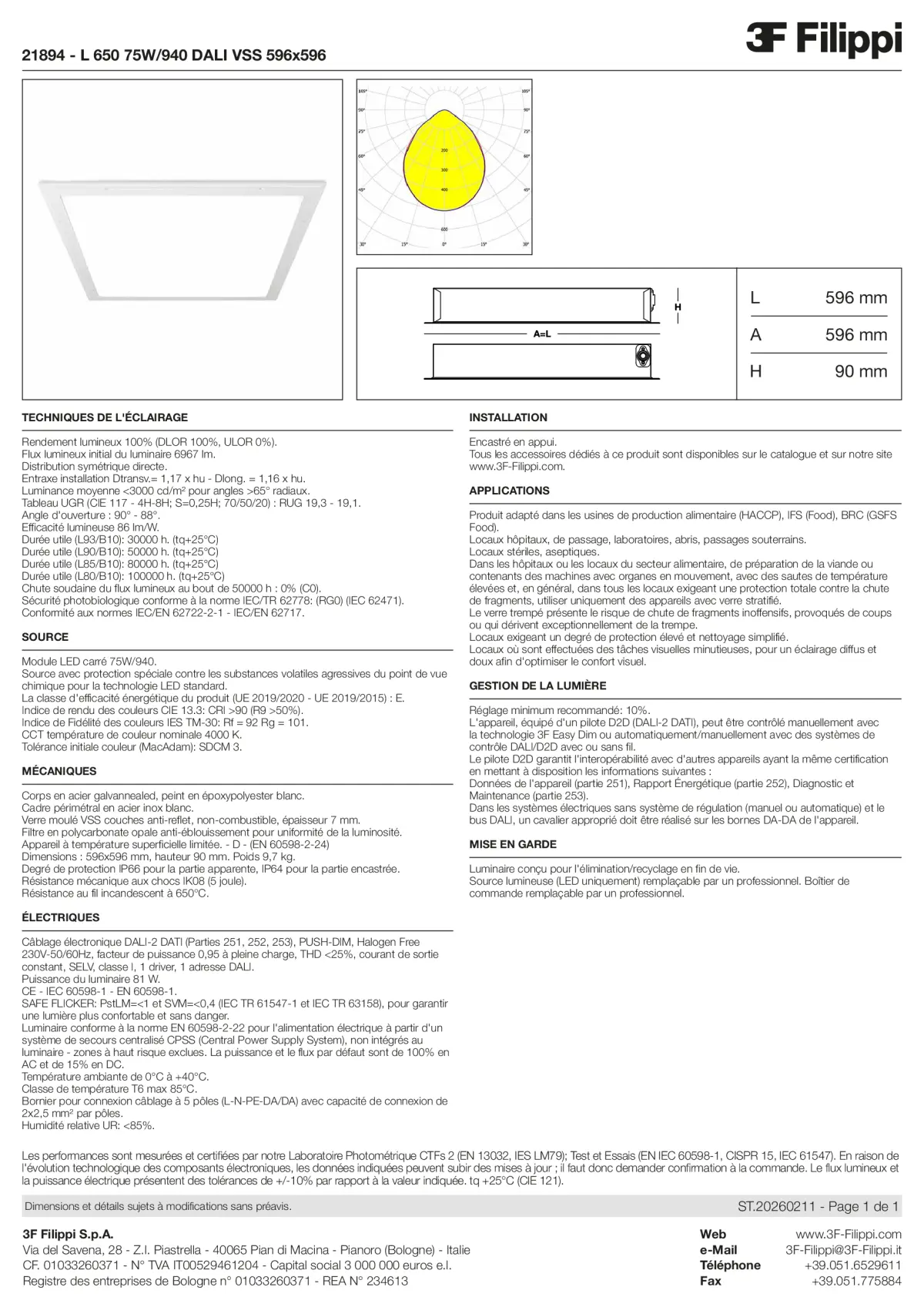 21894 - L 650 75W-940 DALI VSS 596x596 - Datasheet - fr