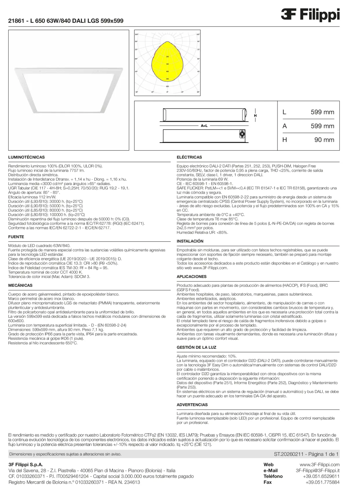21861 - L 650 63W-840 DALI LGS 599x599 - Datasheet - es