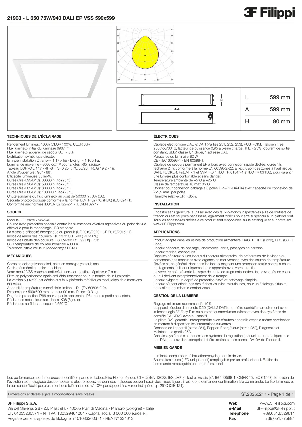 21903 - L 650 75W-940 DALI EP VSS 599x599 - Datasheet - fr