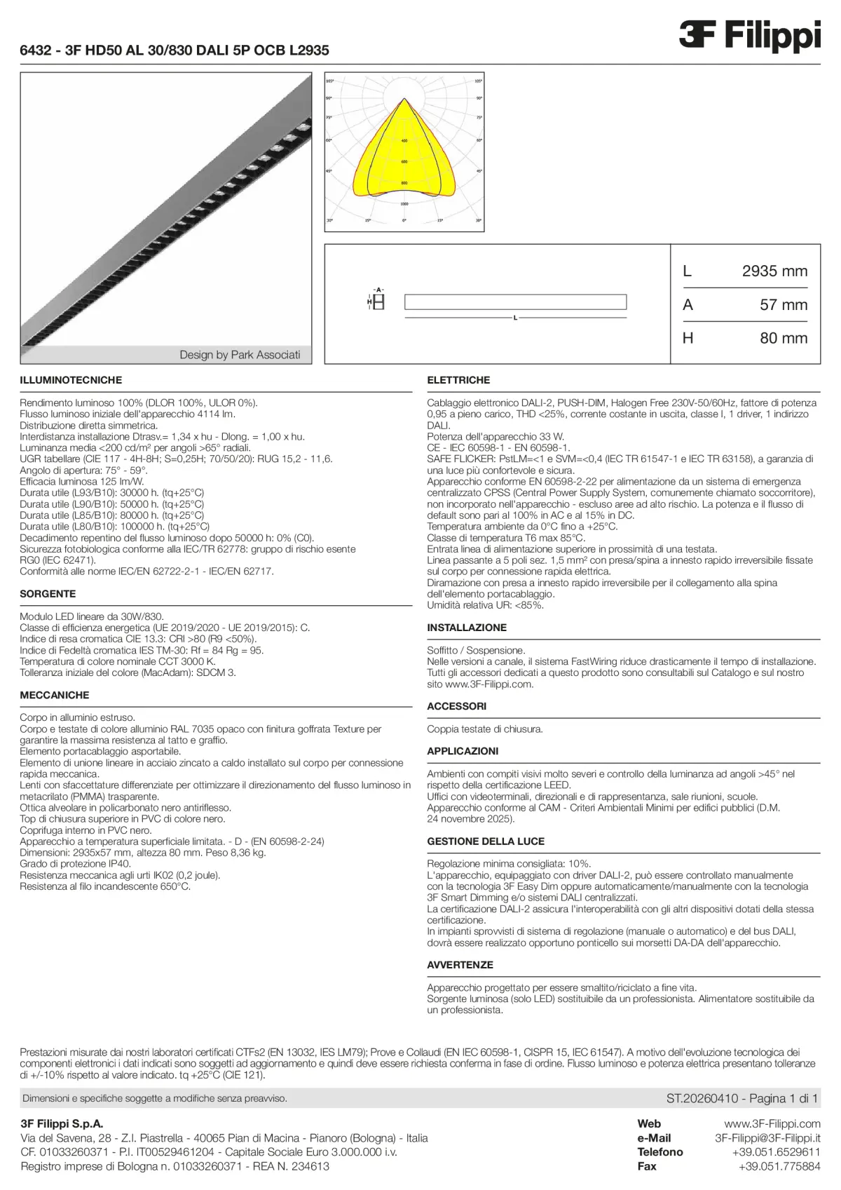 6432 - 3F HD50 AL 30-830 DALI 5P OCB L2935 - Datasheet - it