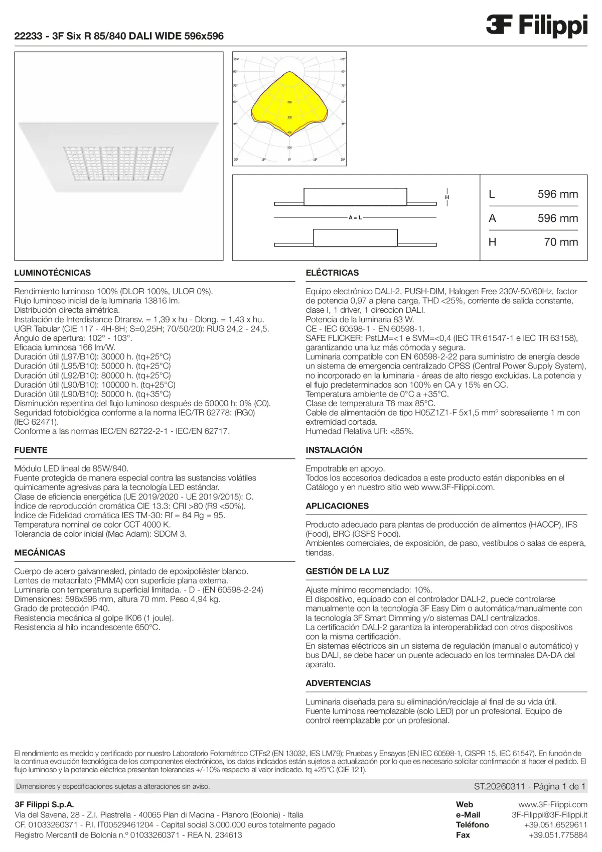 22233 - 3F Six R 85-840 DALI WIDE 596x596 - Datasheet - es