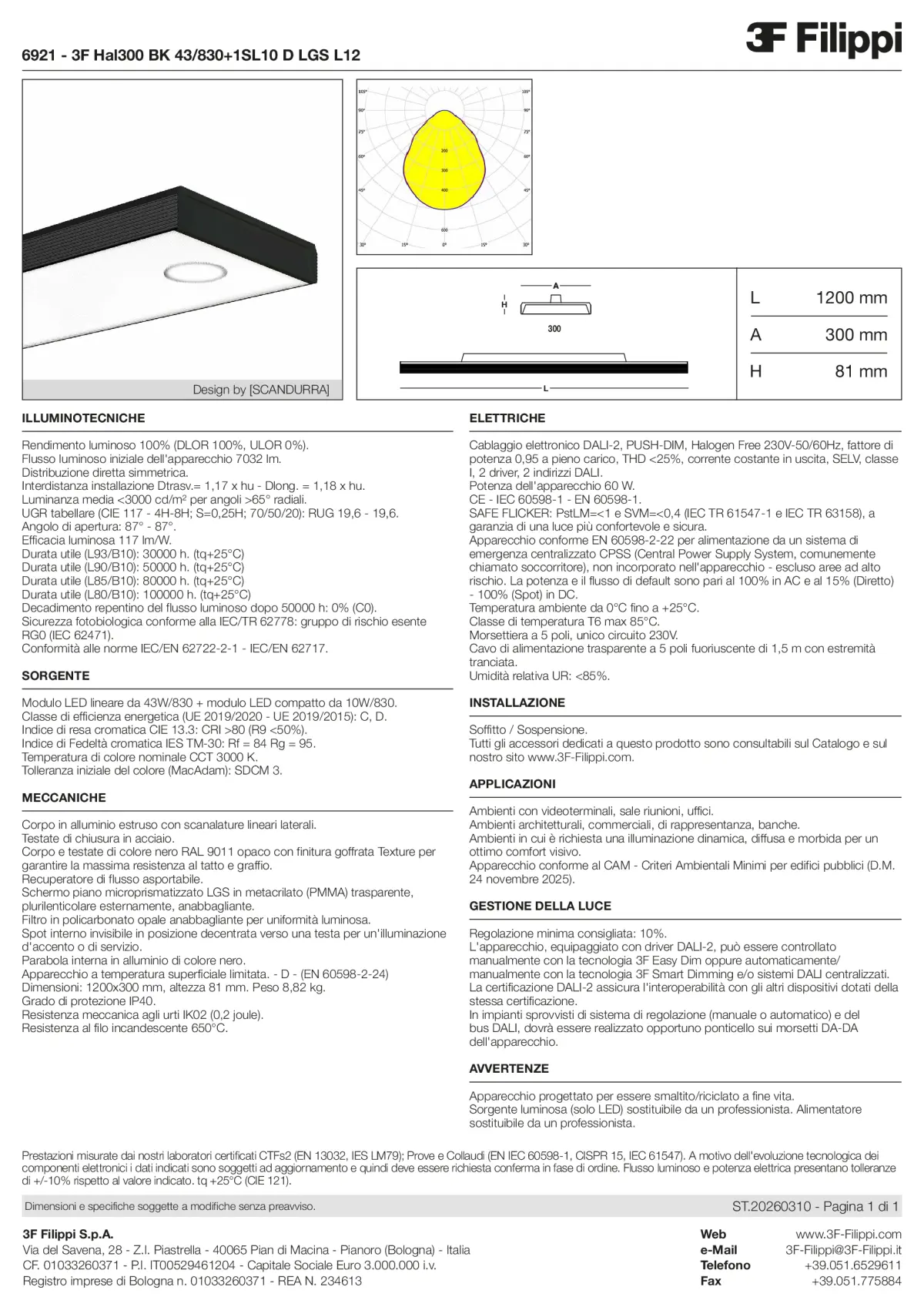 6921 - 3F Hal300 BK 43-830+1SL10 D LGS L12 - Datasheet - it